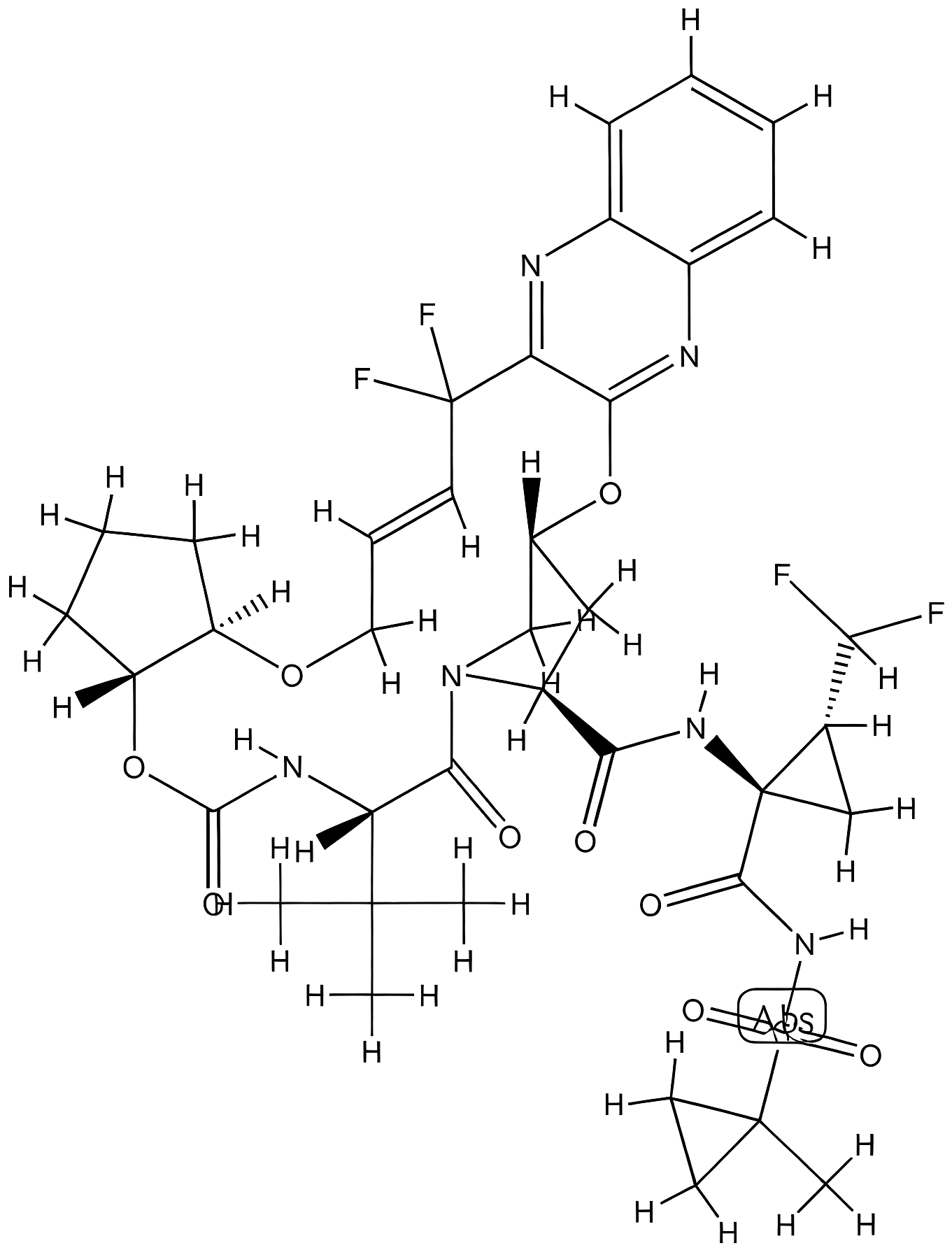 Glecaprevir(ABT-493） structure