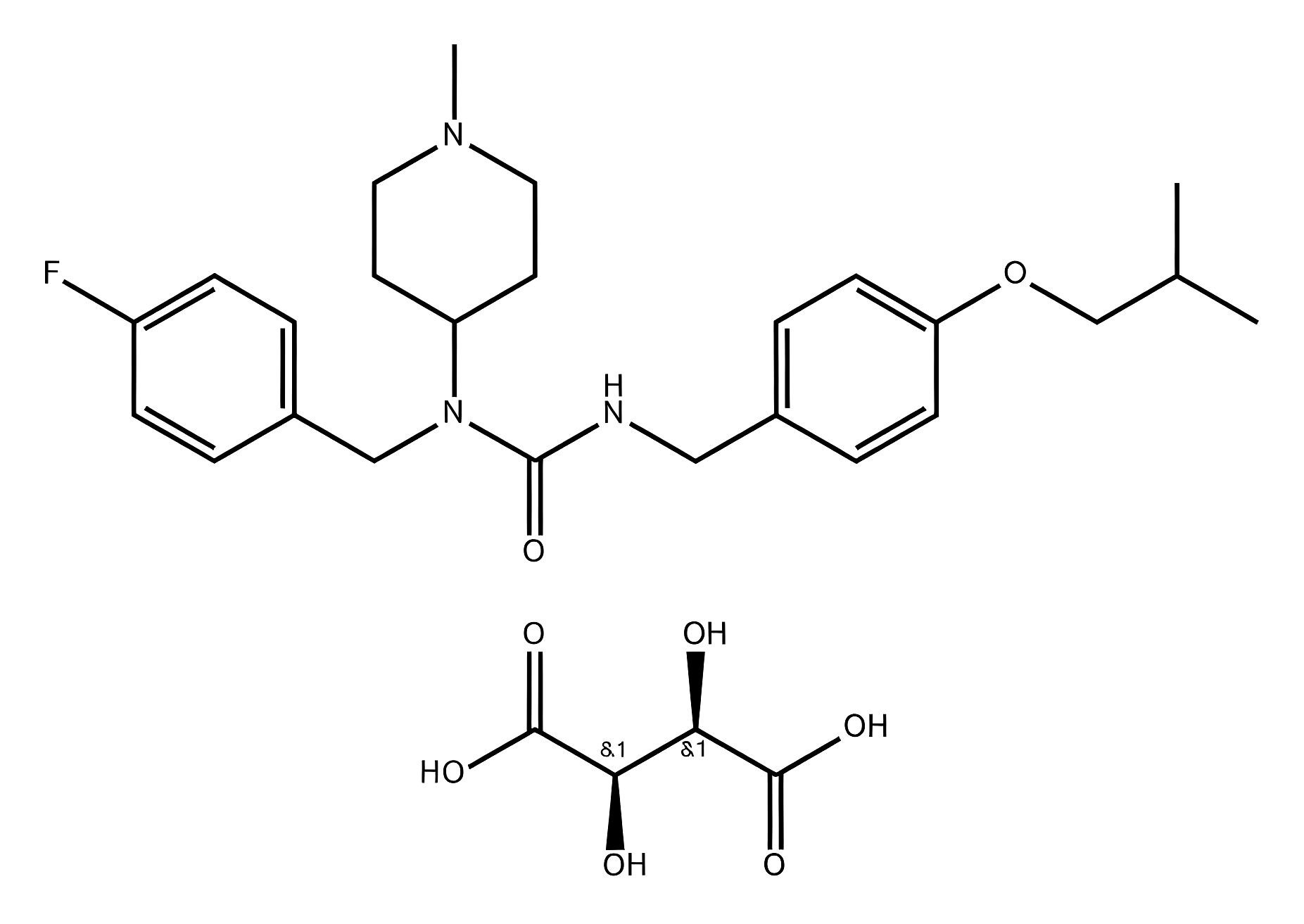 Pimavanserin Tartrate structure