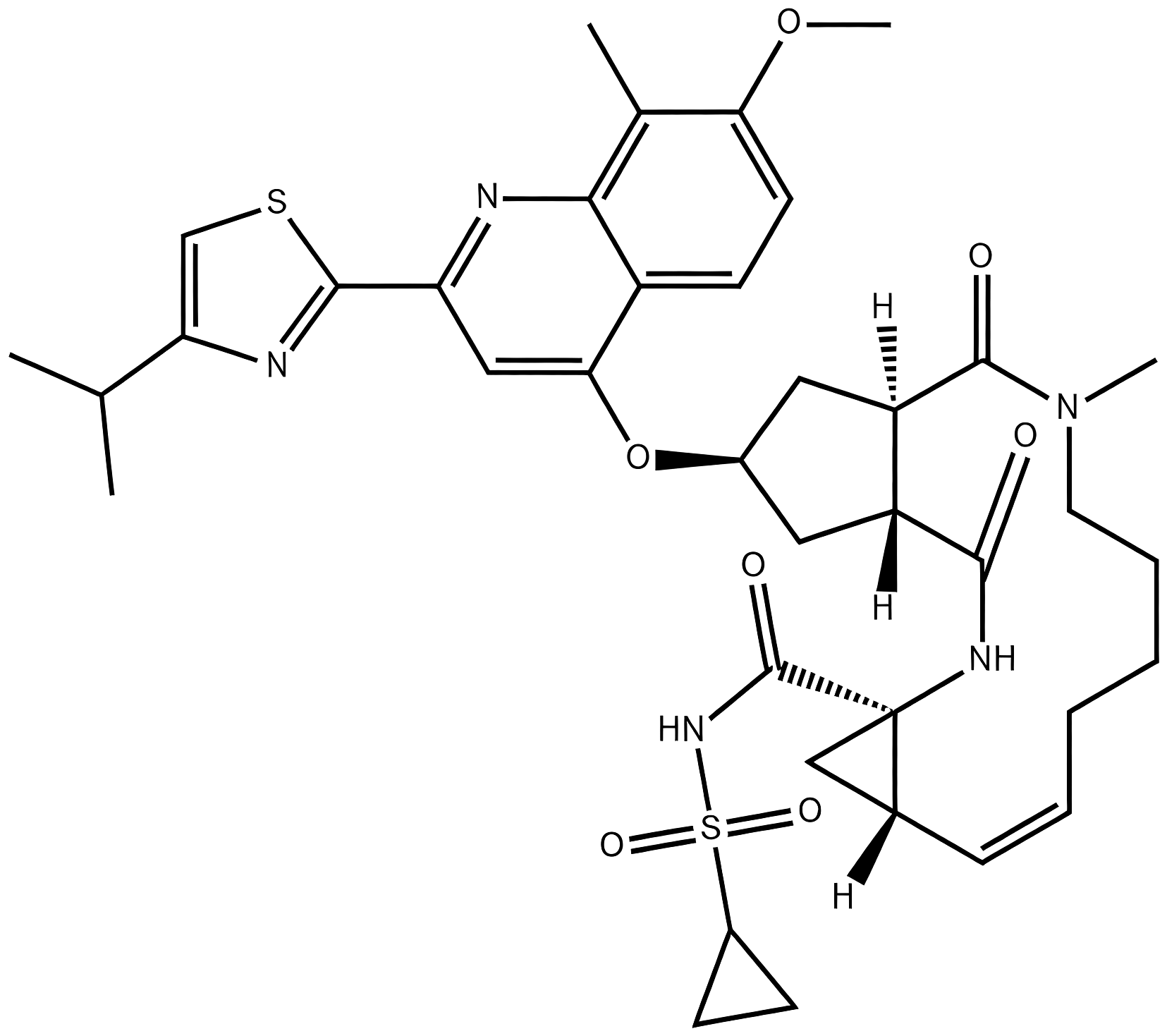 Simeprevir structure
