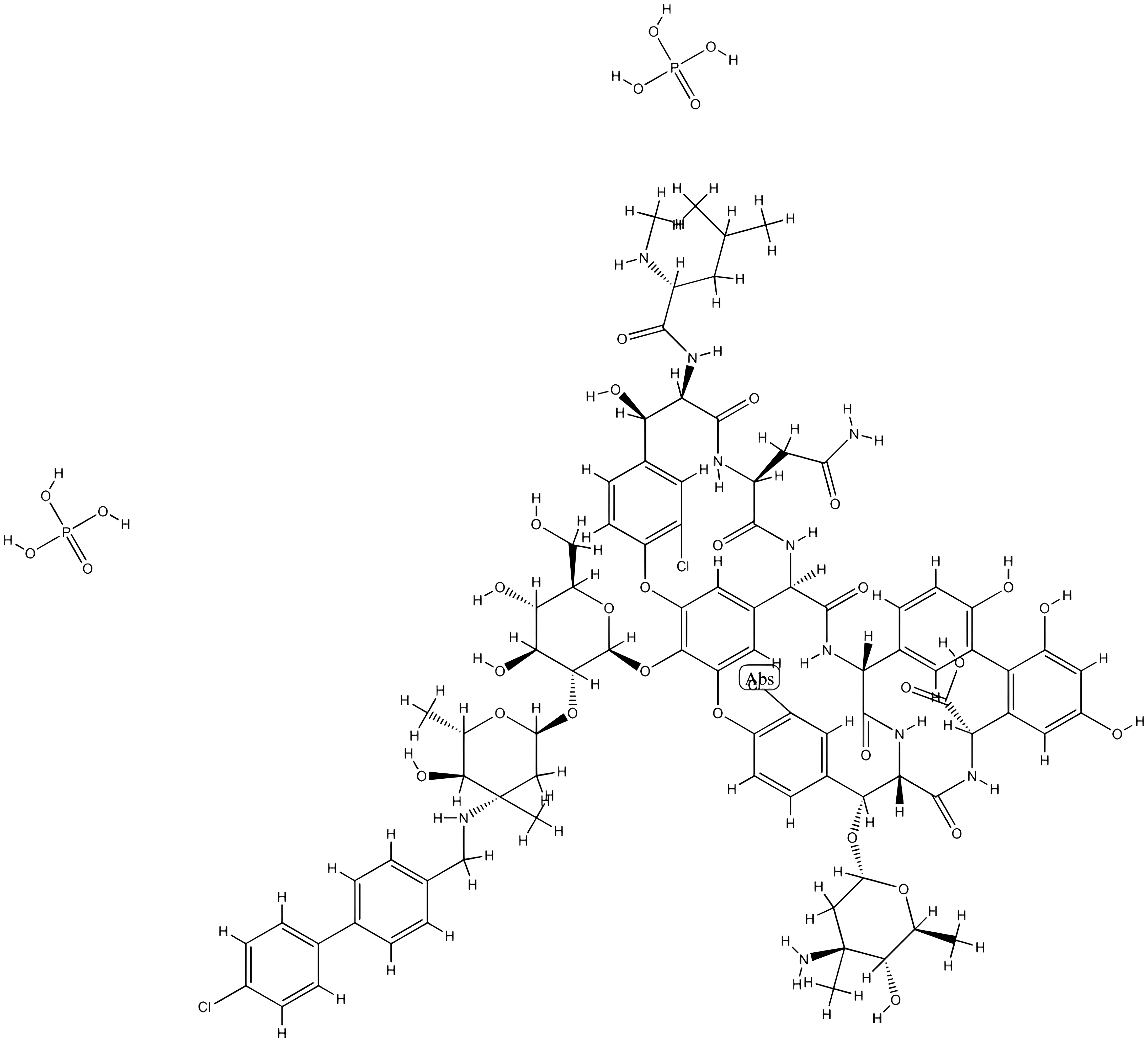 Oritavancin Diphosphate structure