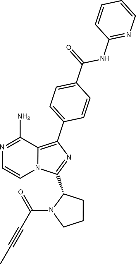 Acalabrutinib structure