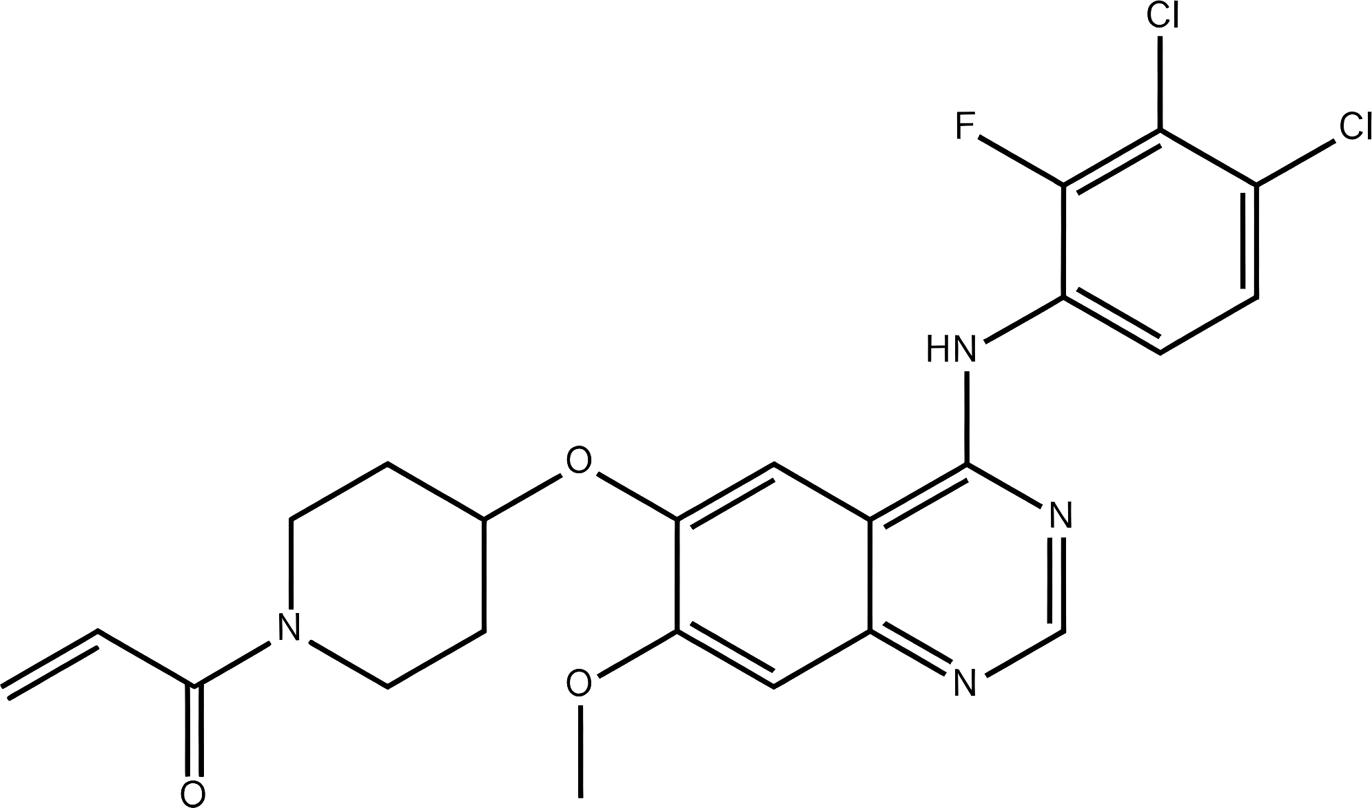 Poziotinib structure