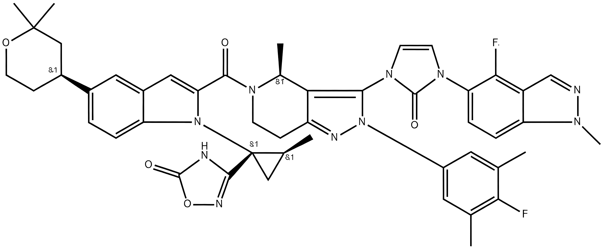 Orforglipron structure