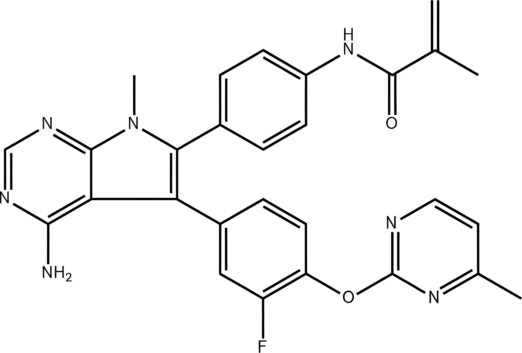 Lirafugratinib structure