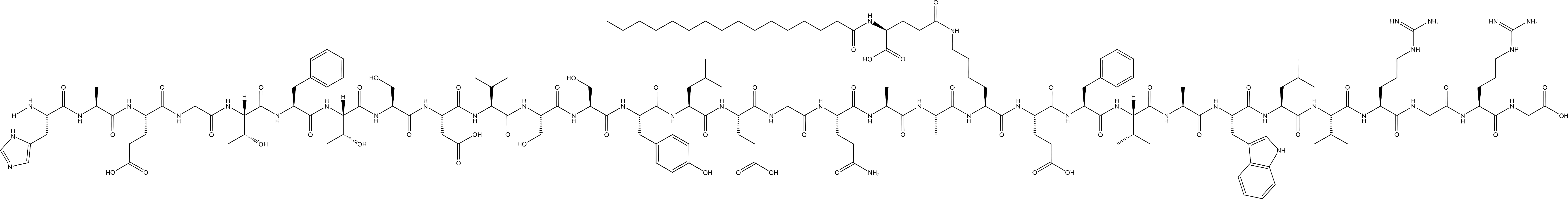 Liraglutide structure