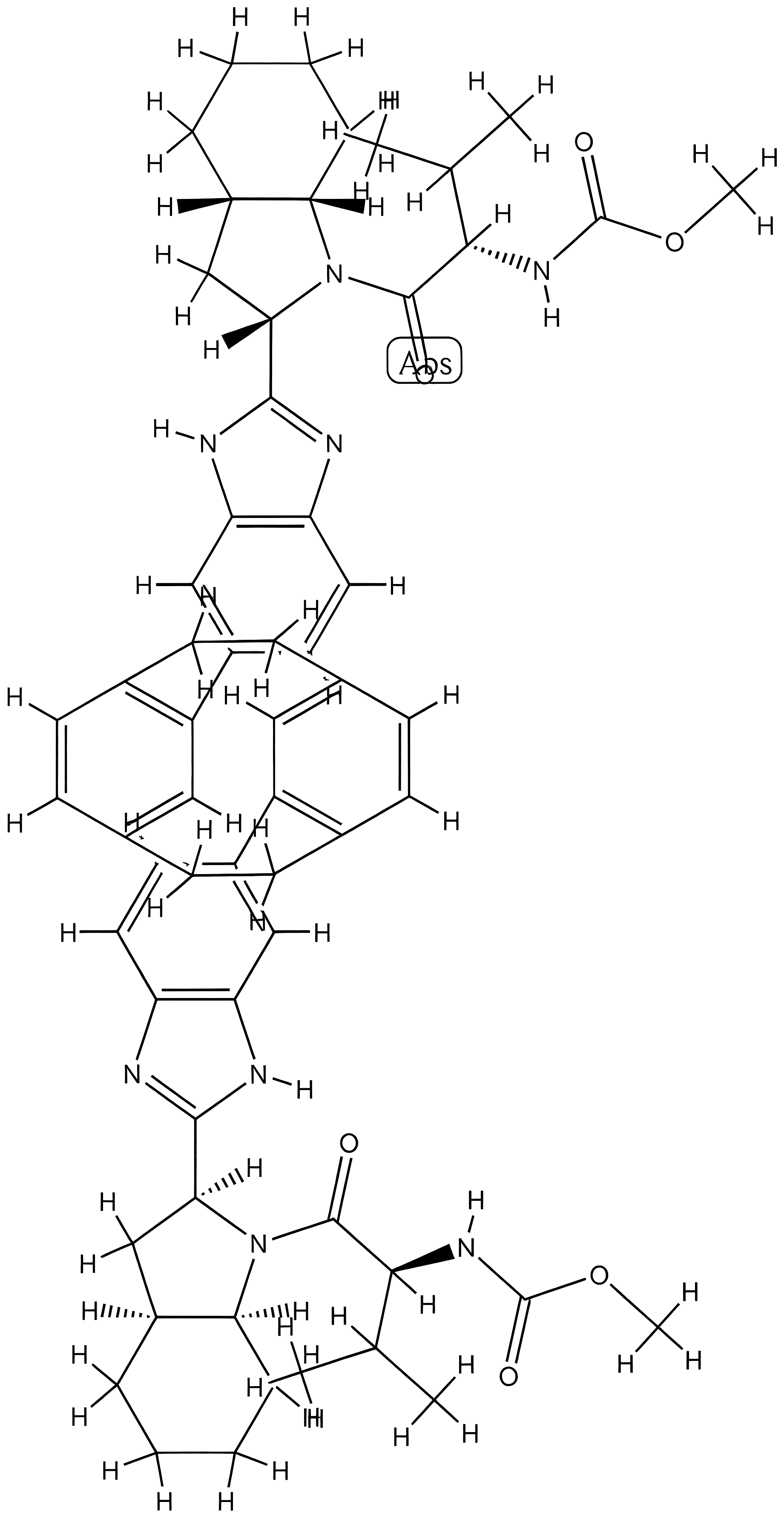 Odalasvir structure