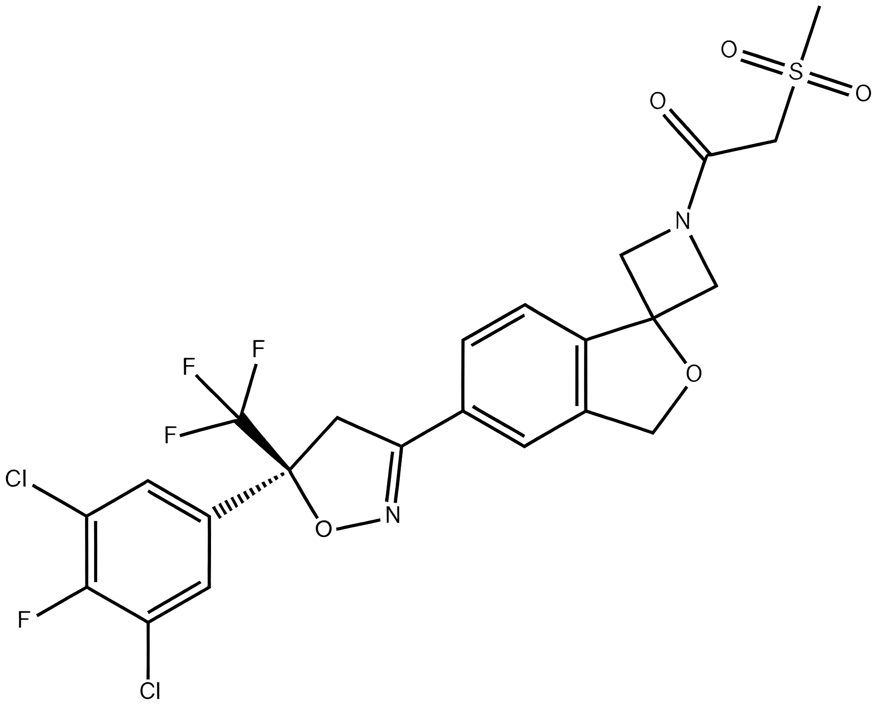 Sarolaner structure