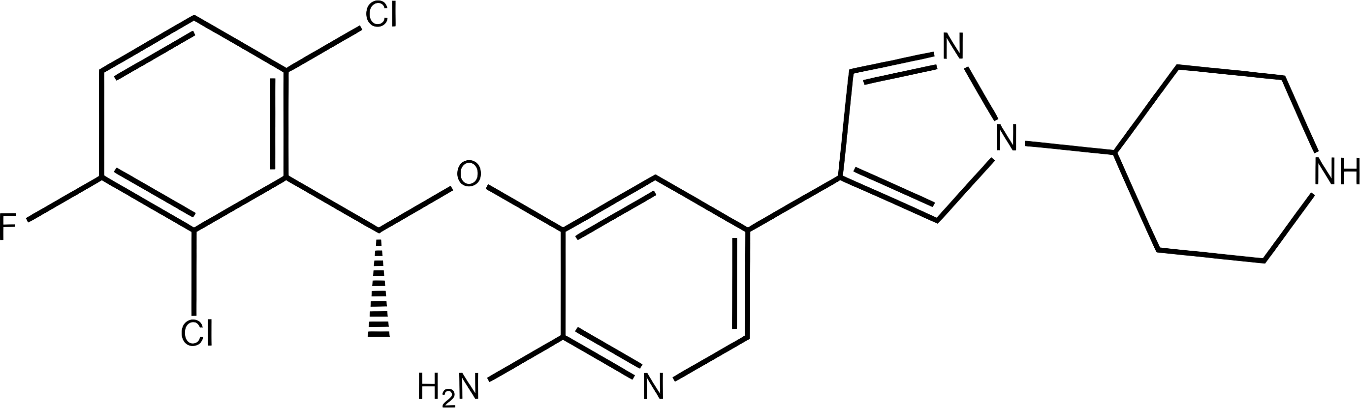 Crizotinib structure