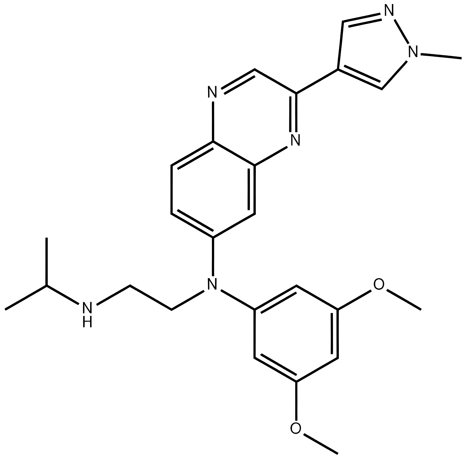 Erdafitinib structure