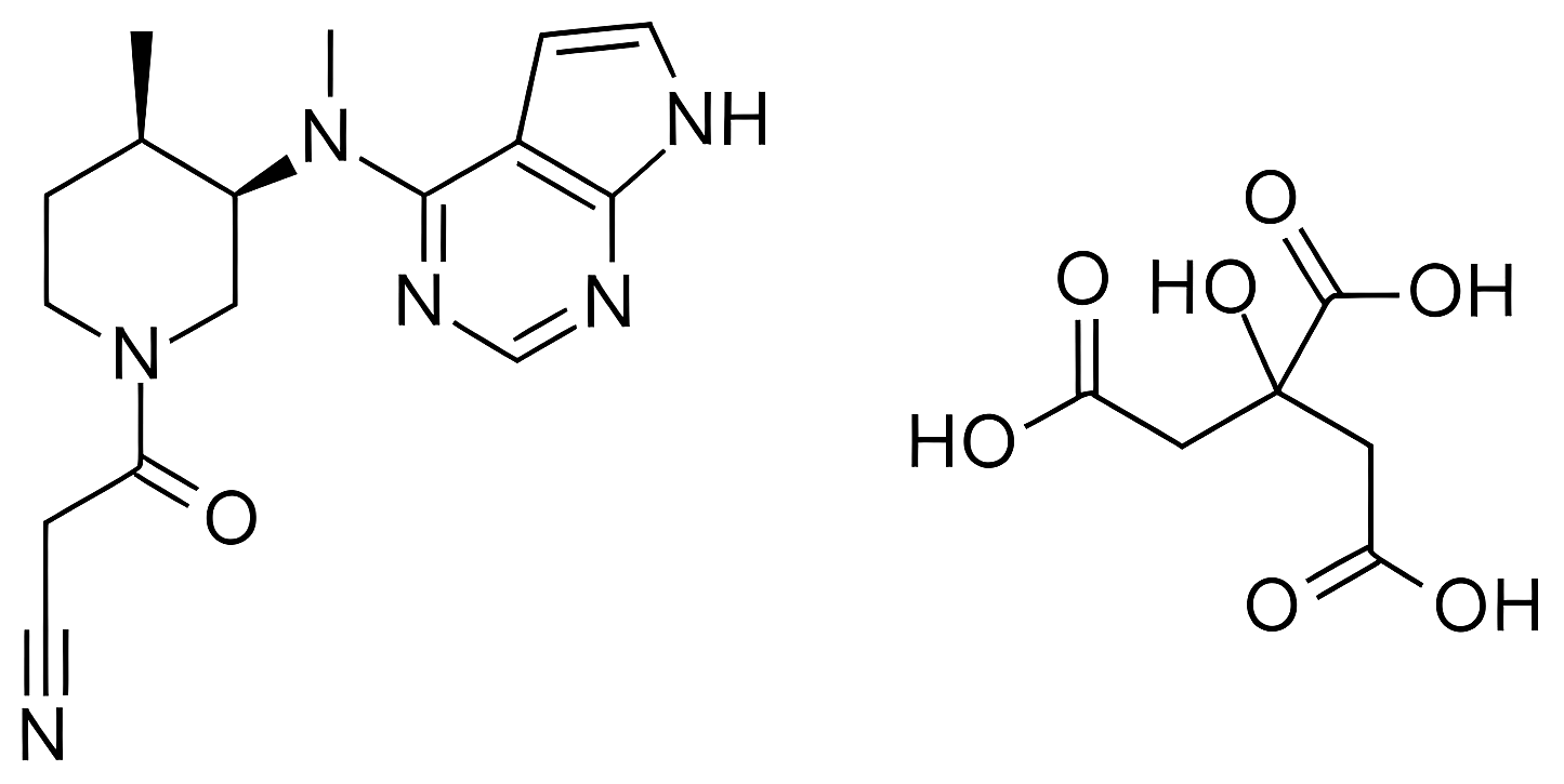 Tofacitinib citrate structure