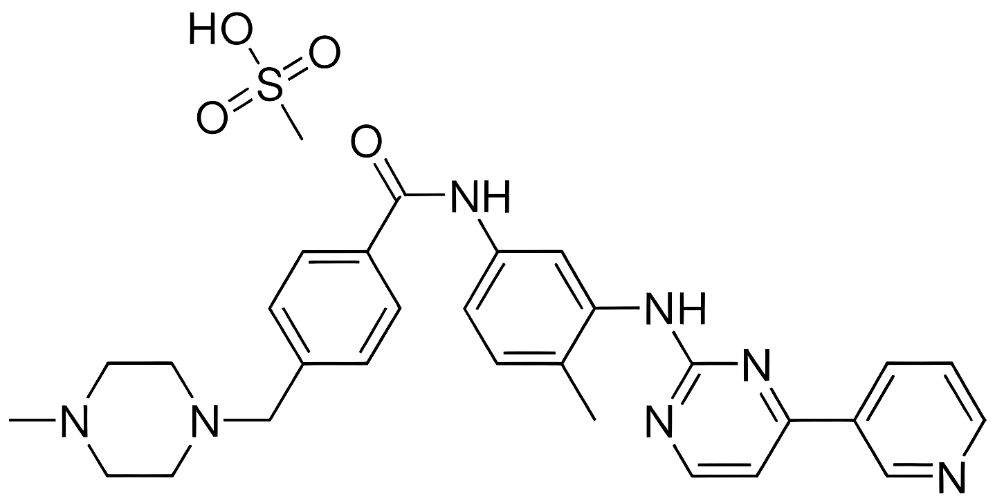 Imatinib mesylate structure