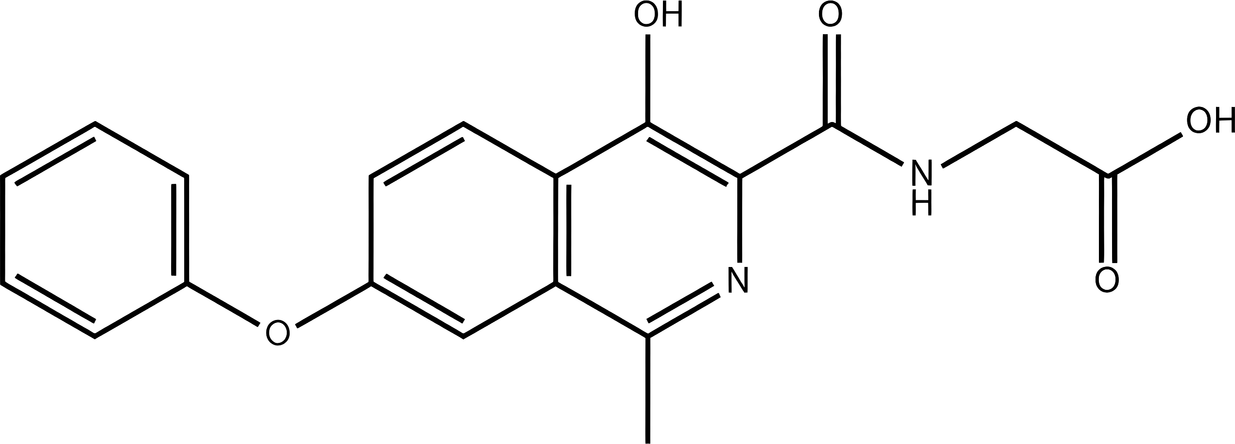 Roxadustat structure