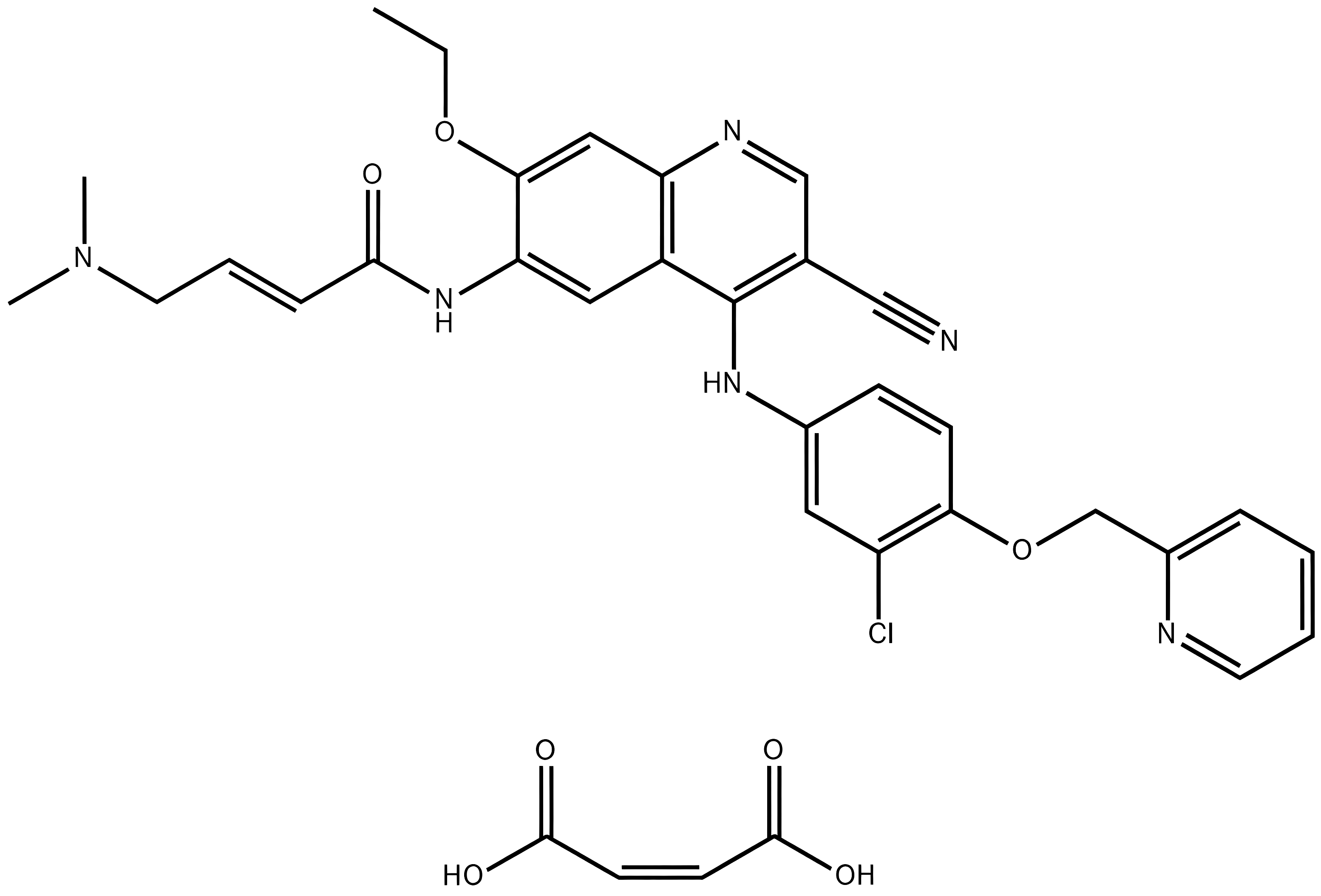 Neratinib Maleate structure