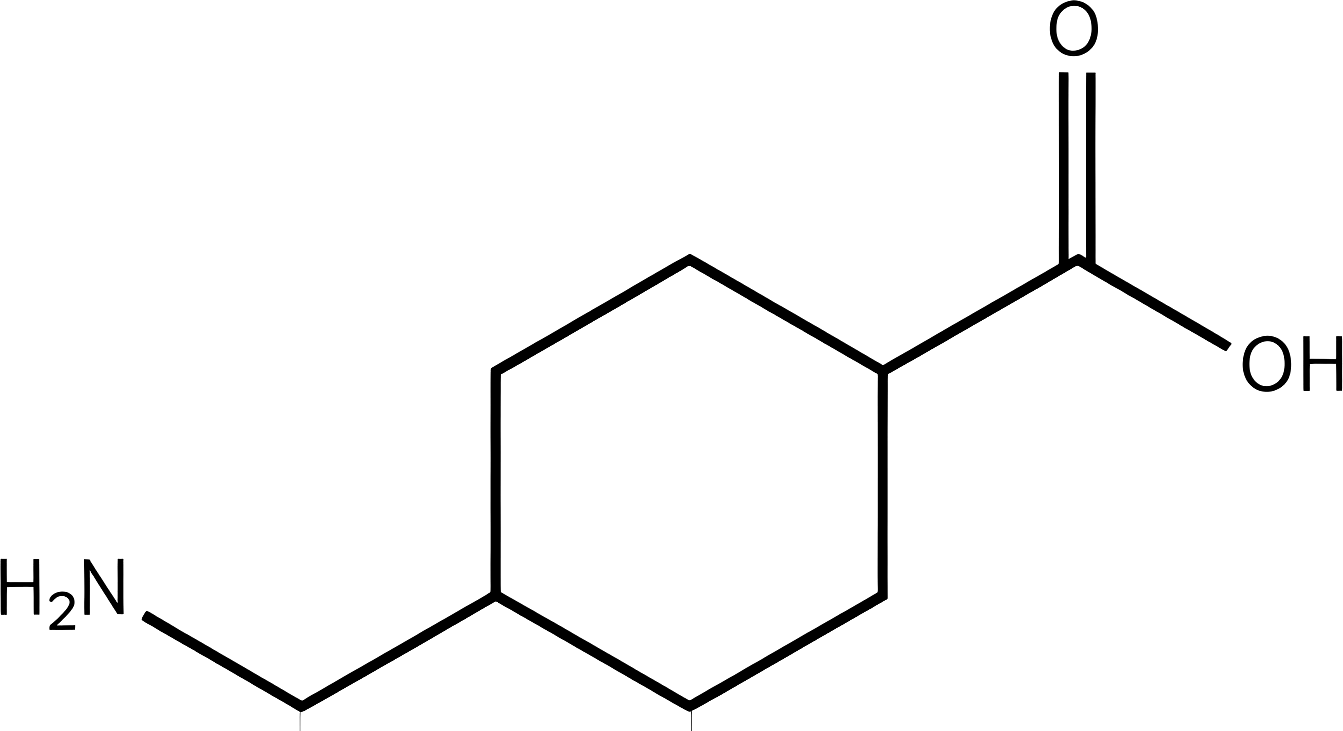 Tranexamic acid structure