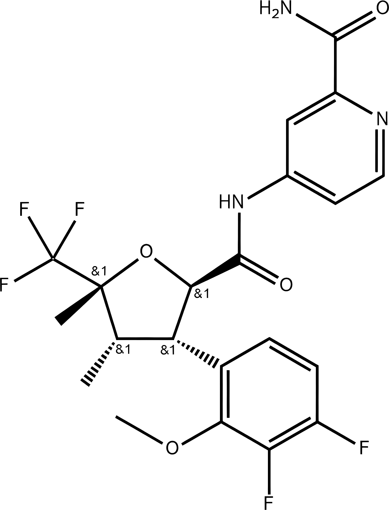 Suzetrigine structure