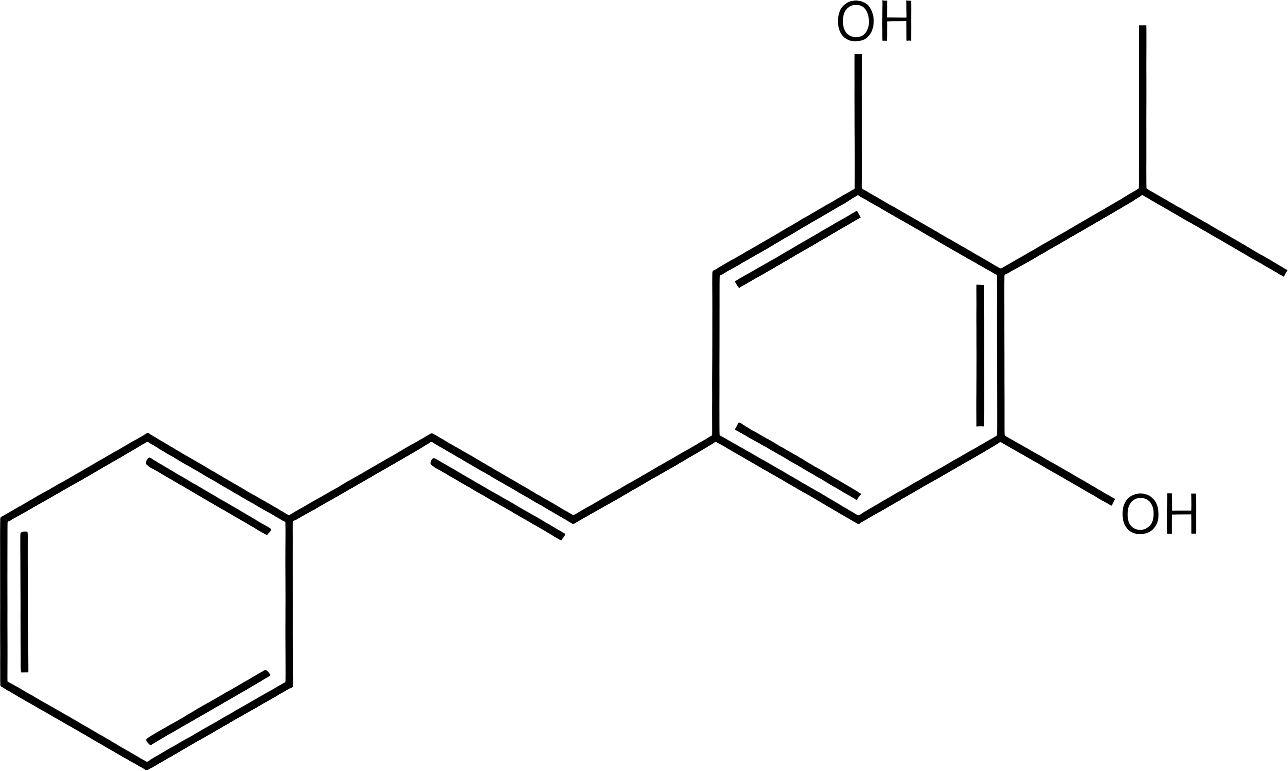 Tapinarof structure