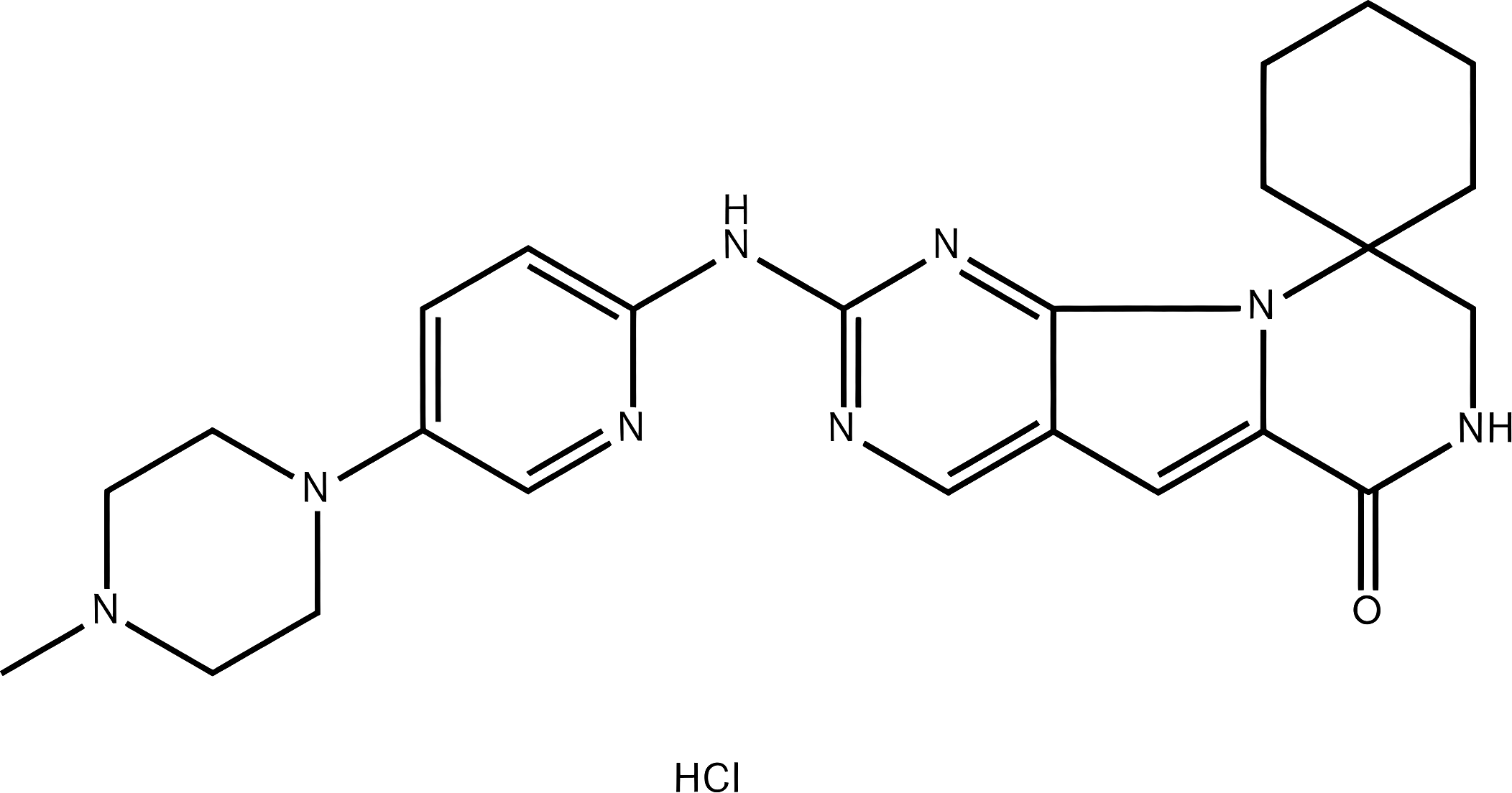 Trilaciclib dihydrochloride structure