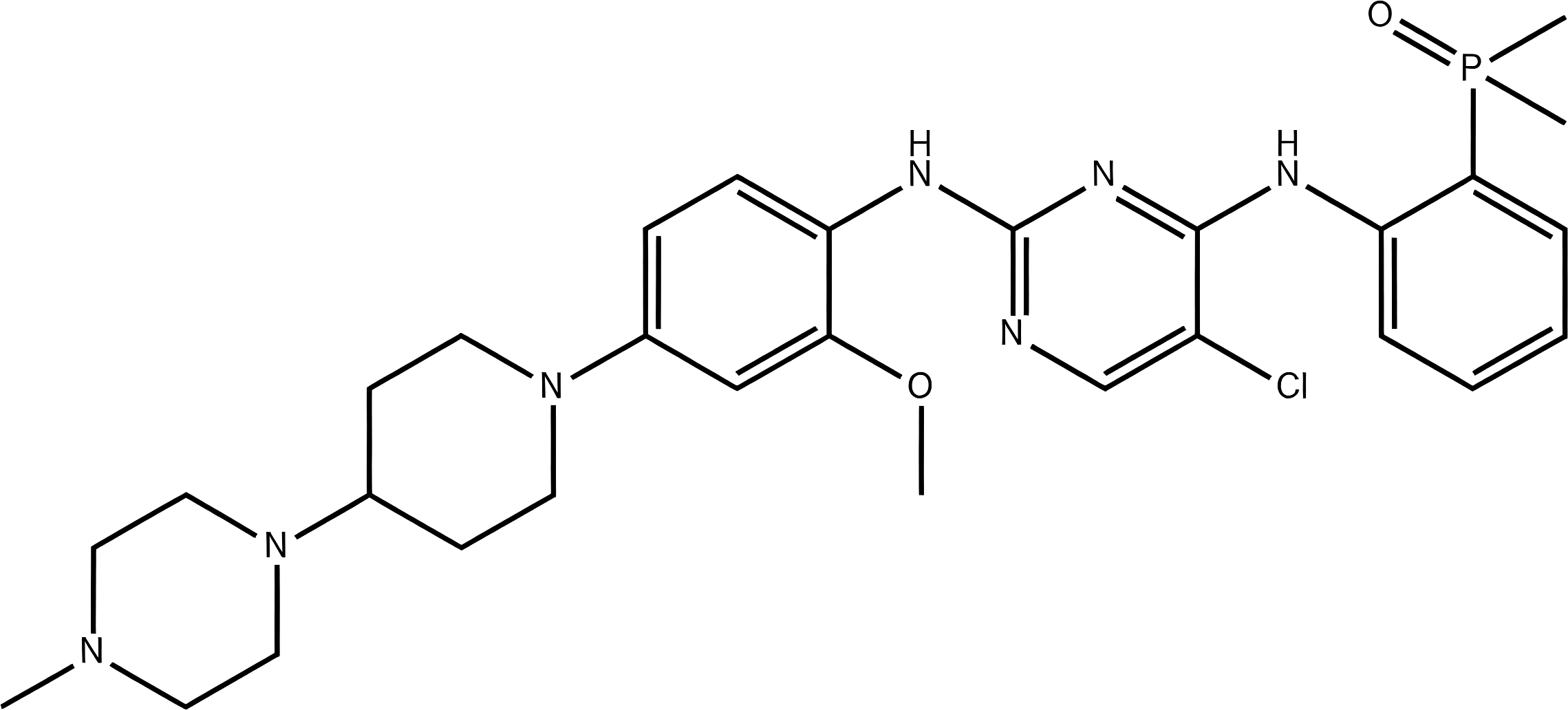 Brigatinib structure
