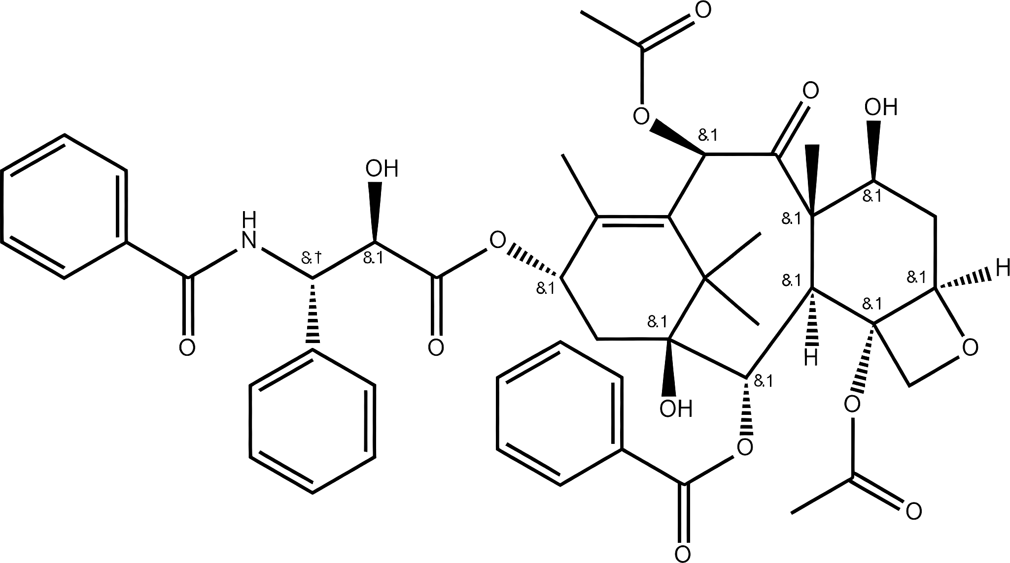 Paclitaxel structure