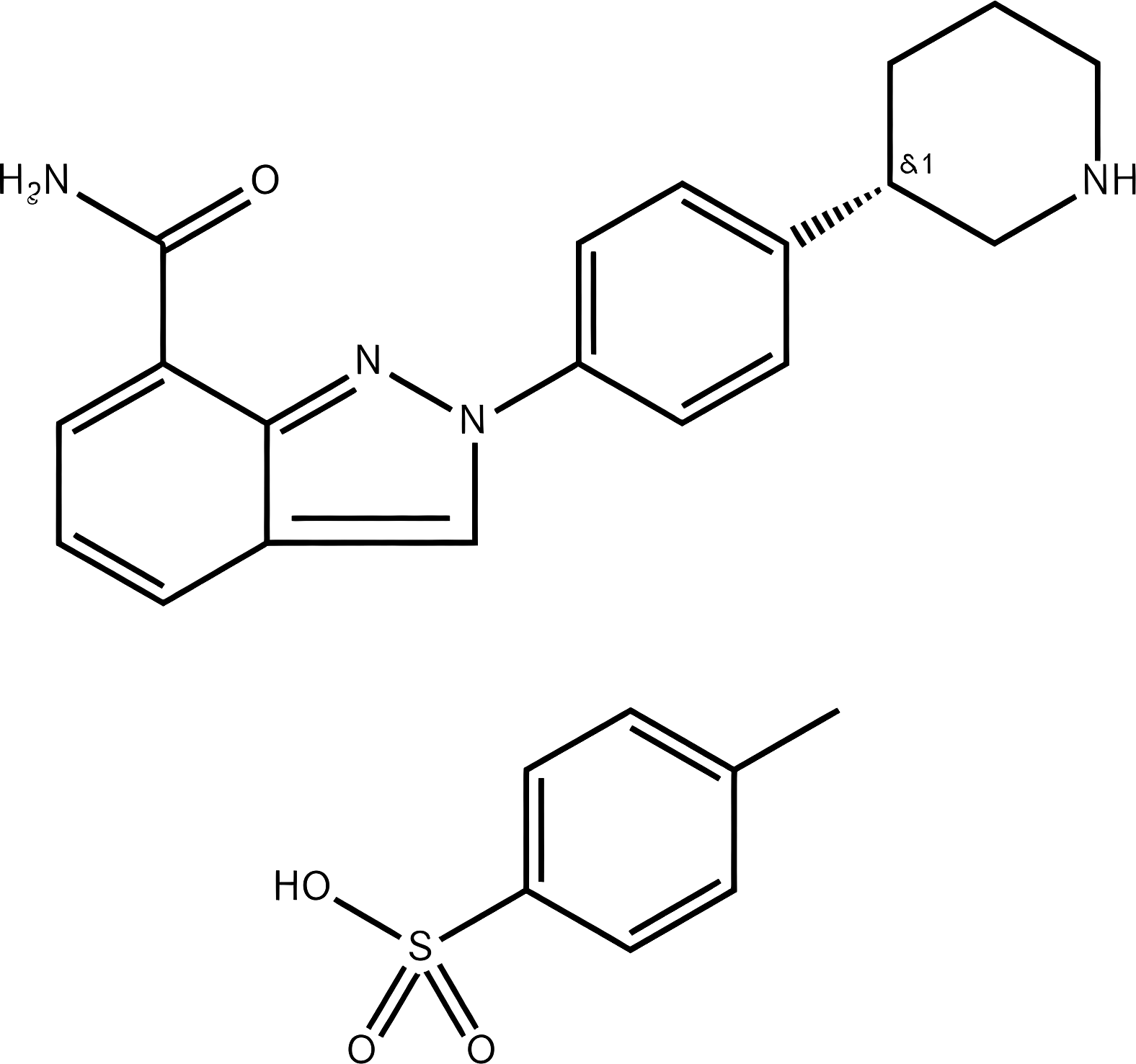 Niraparib Tosylate structure