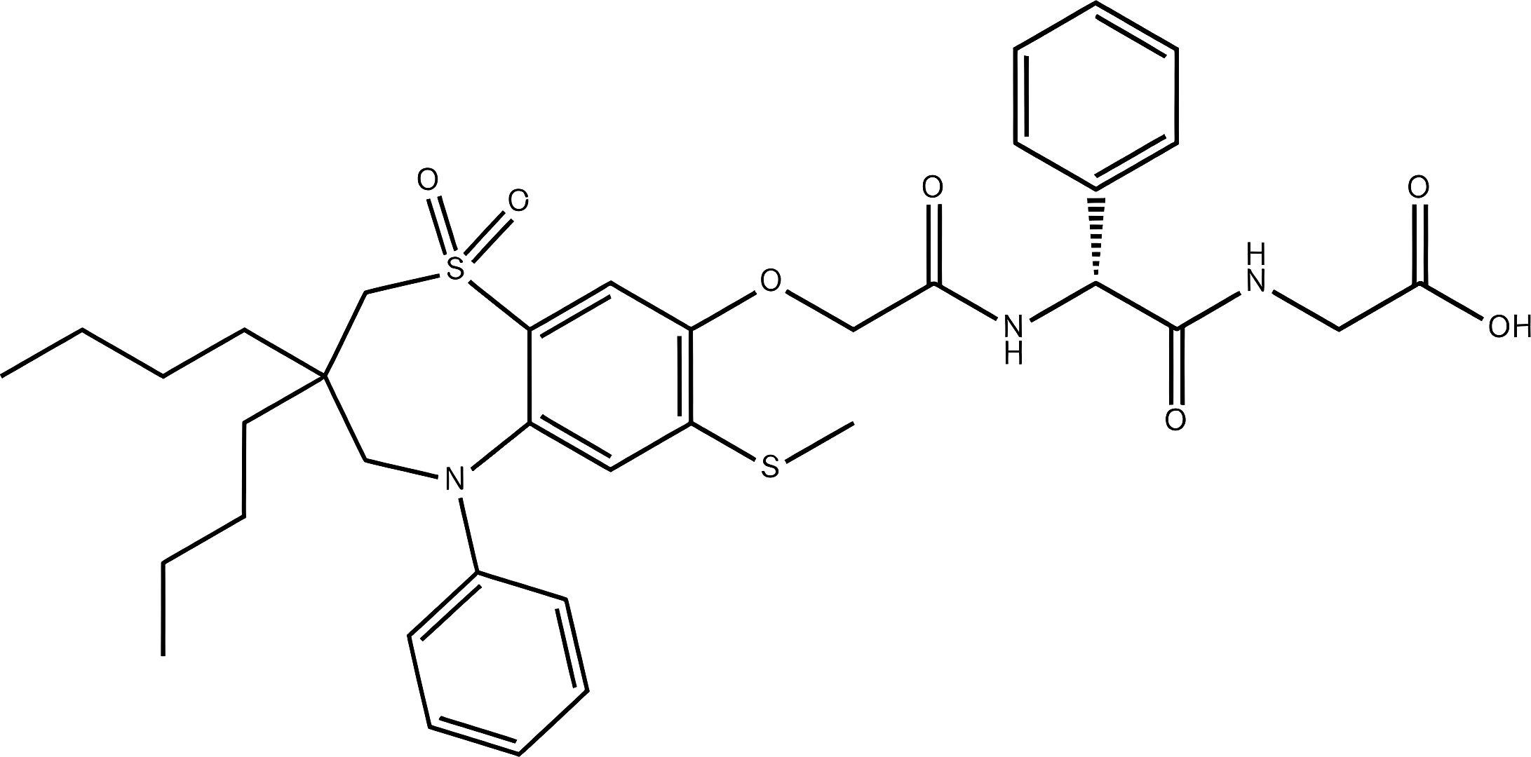 Elobixibat structure