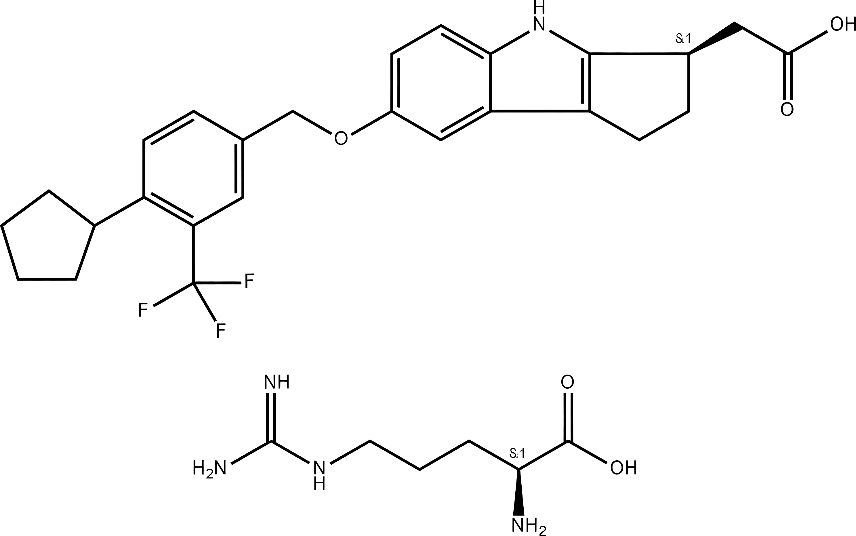 Etrasimod Arginine structure