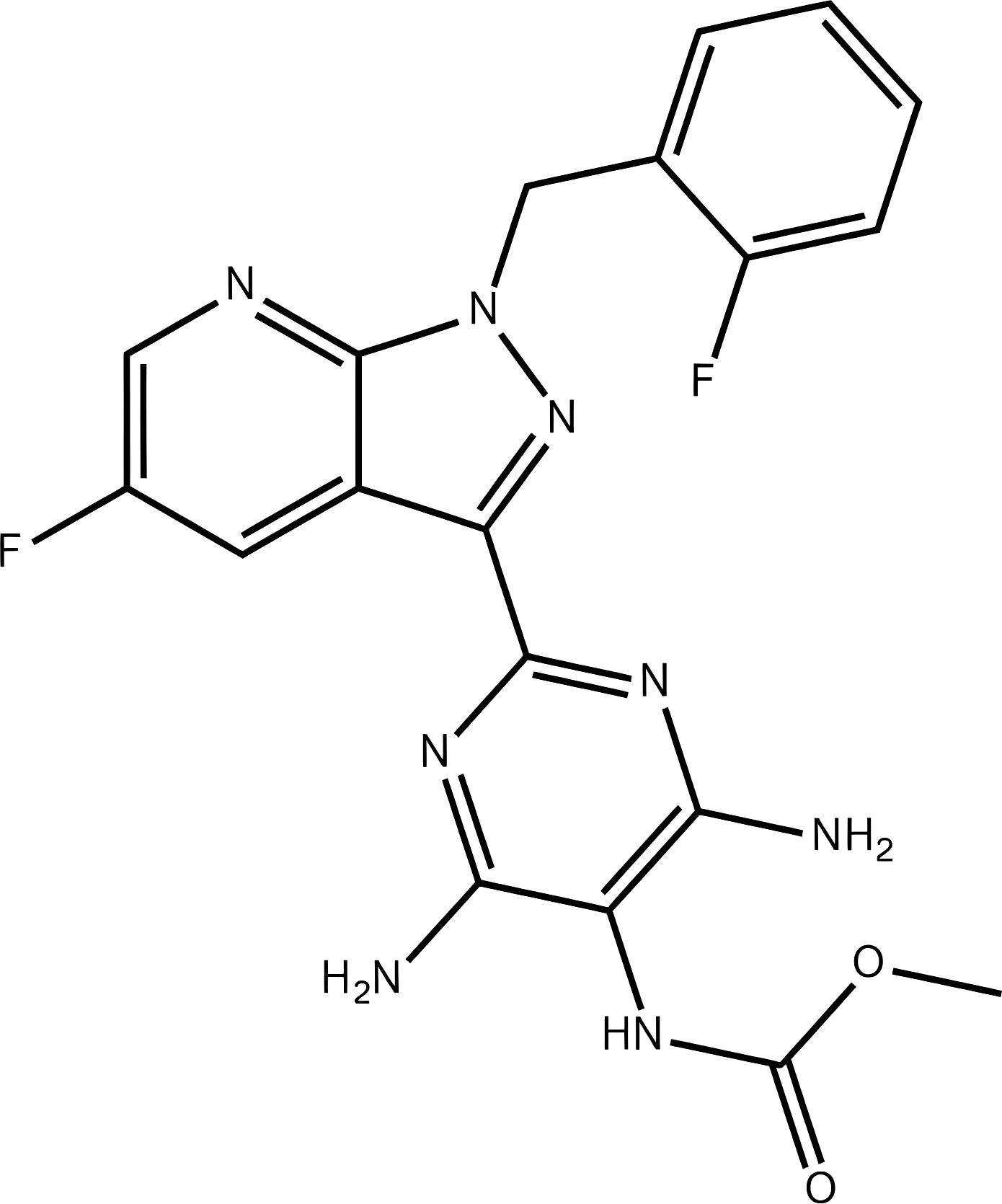 Vericiguat structure