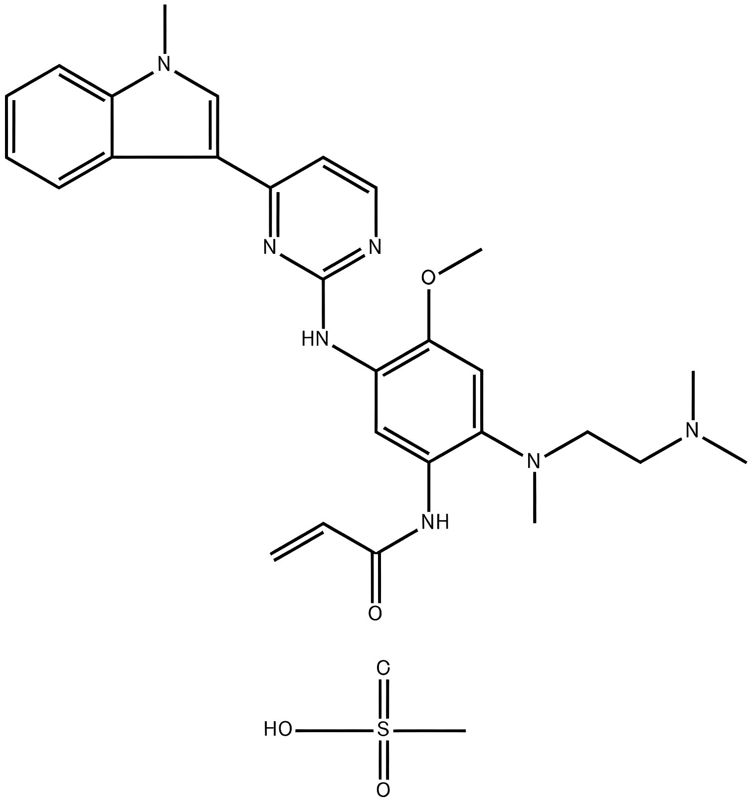 Osimertinib Mesylate structure