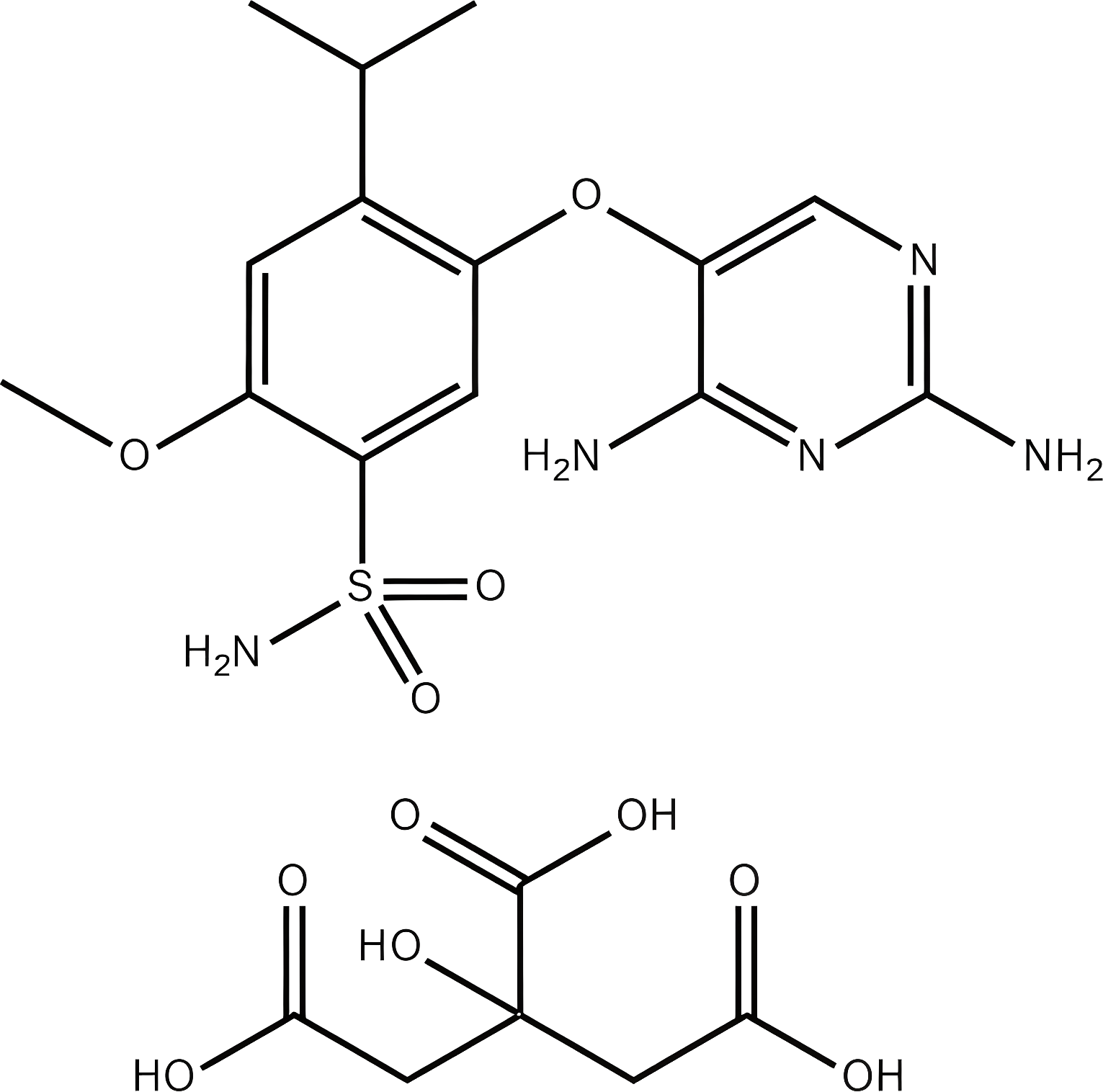 Gefapixant Citrate structure