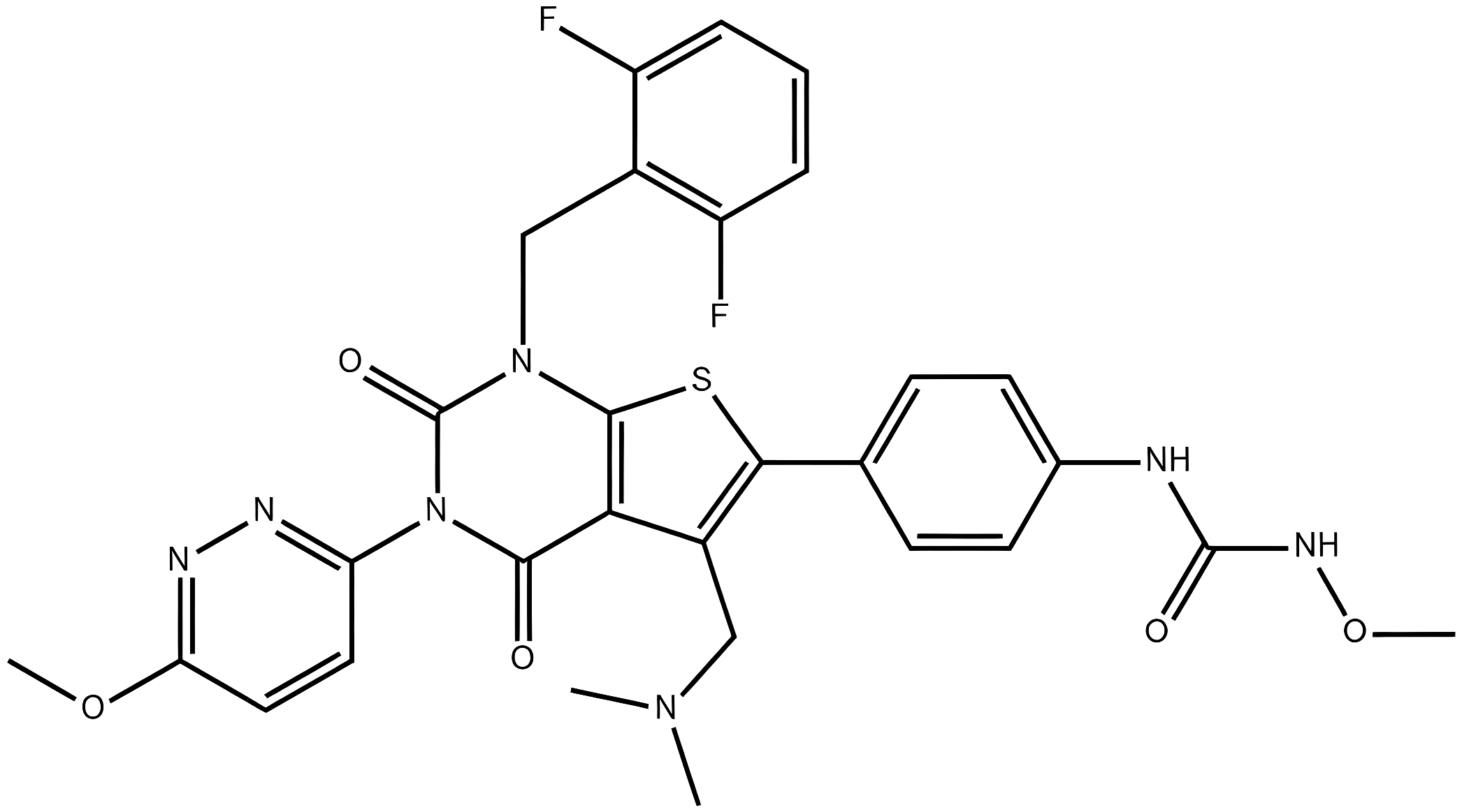 Relugolix structure