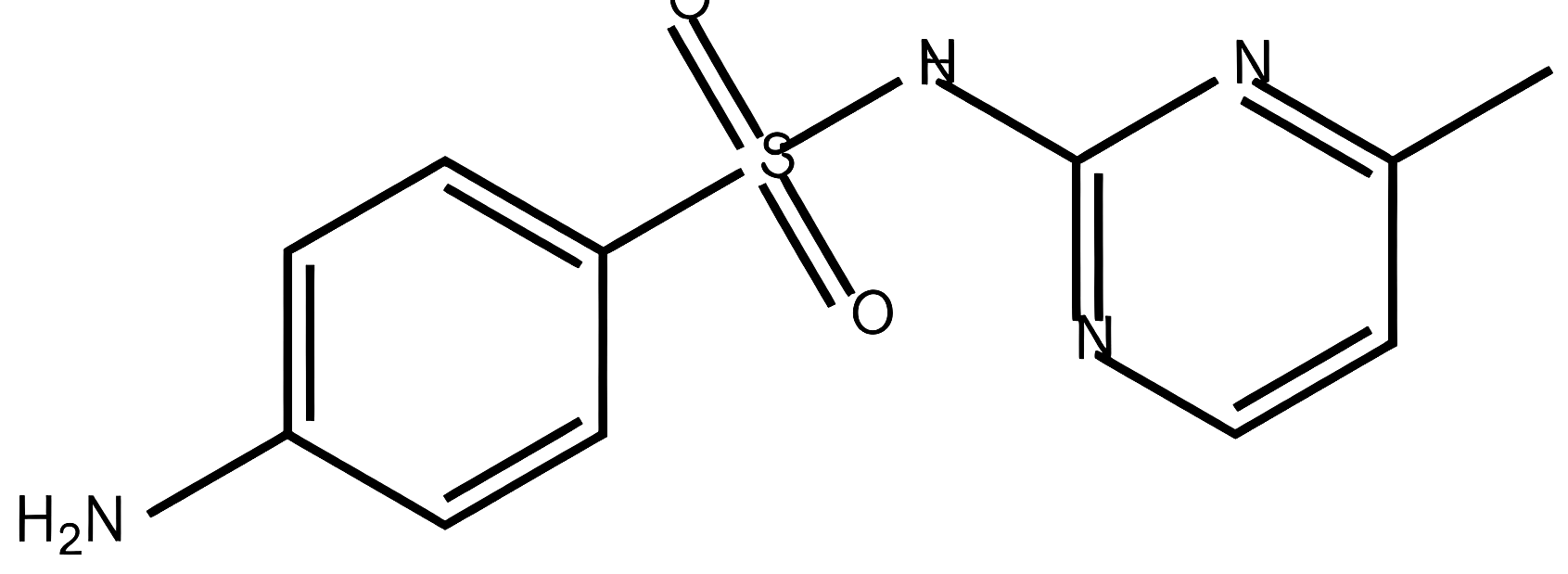 Sulfamerazine structure