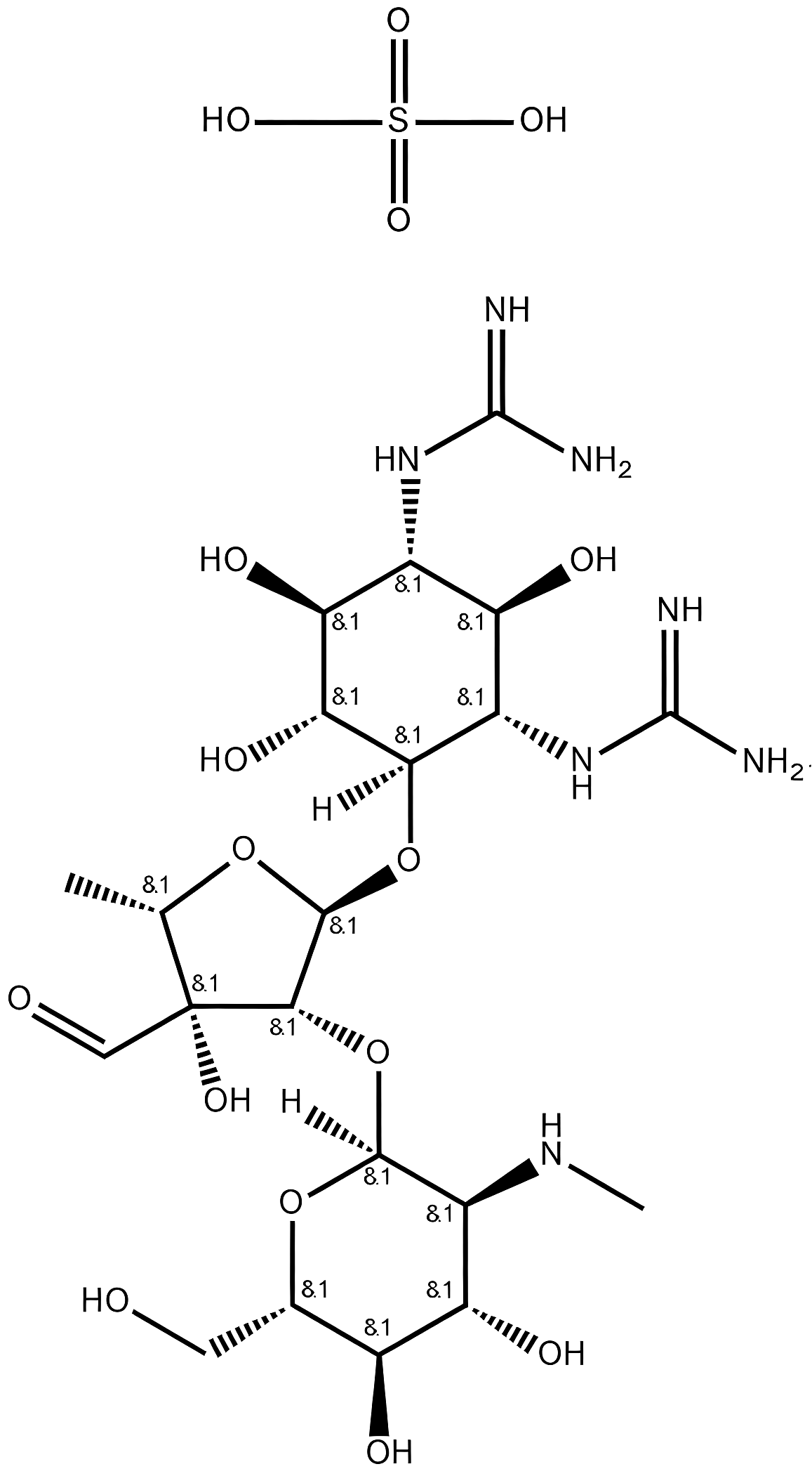 Streptomycin Sulphate structure