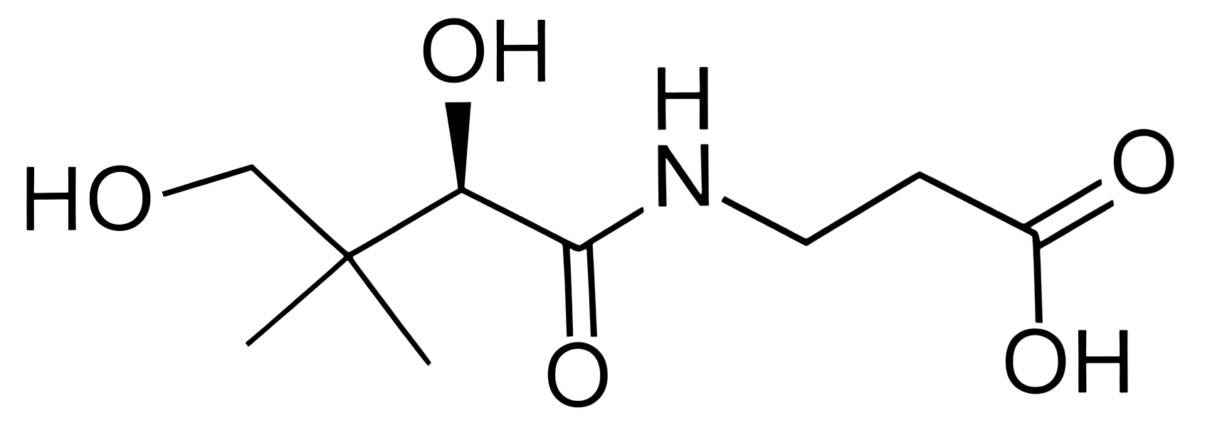 Calcium D Pantohenate (Vitamin-B5)  structure
