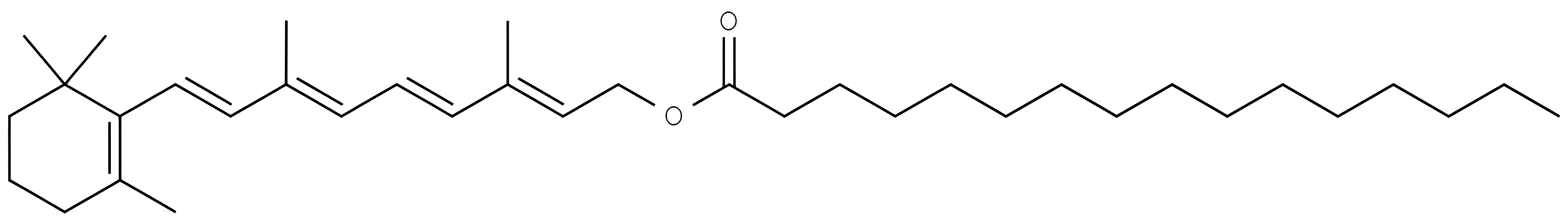 Vitamin A Palmitate structure