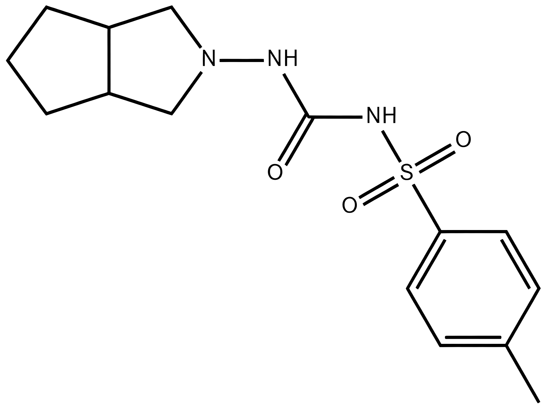Gliclazide structure