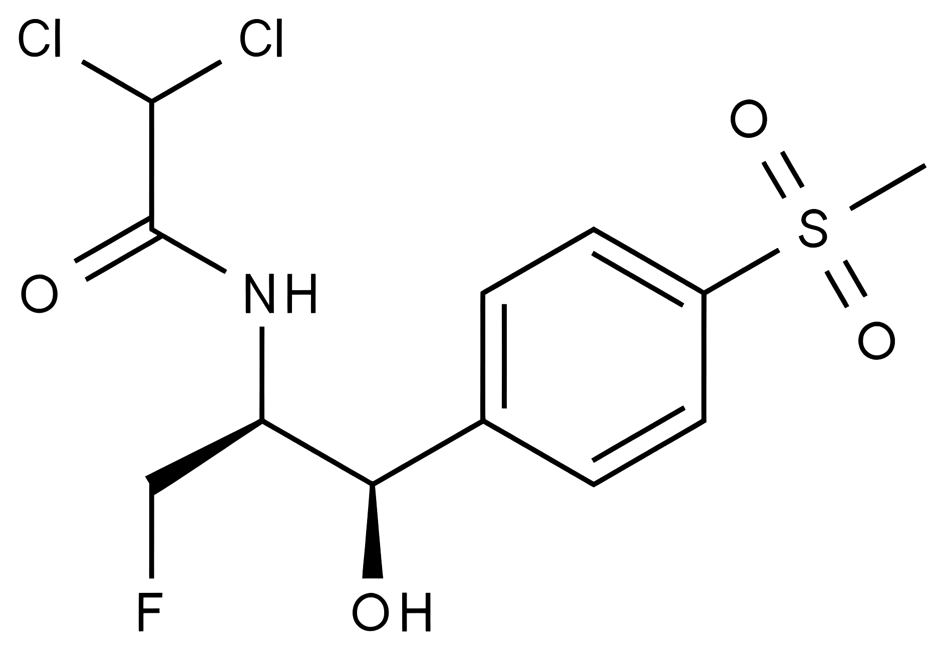 Florfenicol structure