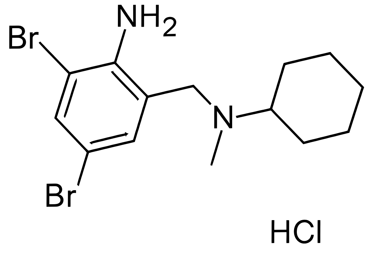 Bromhexine hydrochloride structure