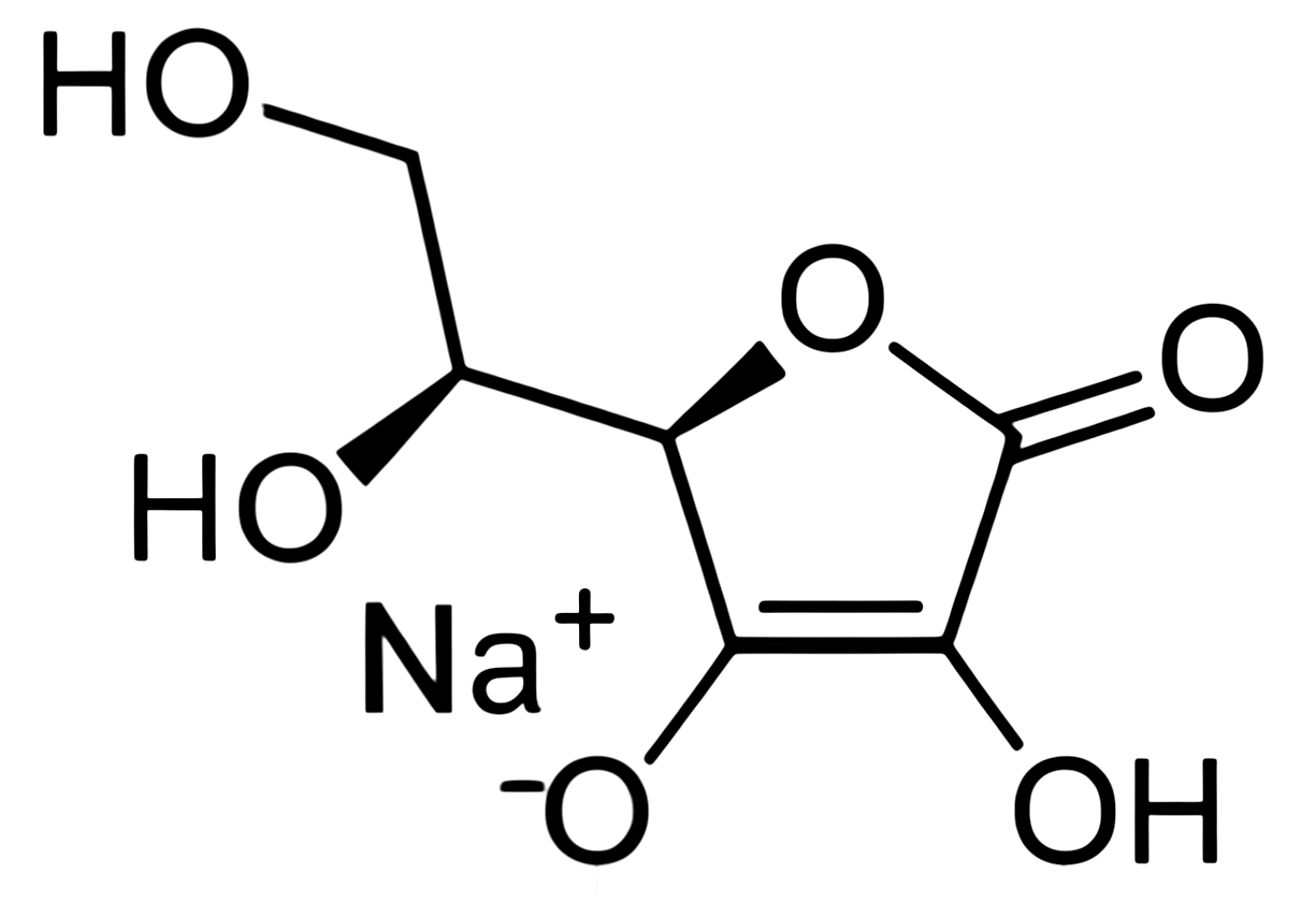 Sodium ascorbate structure