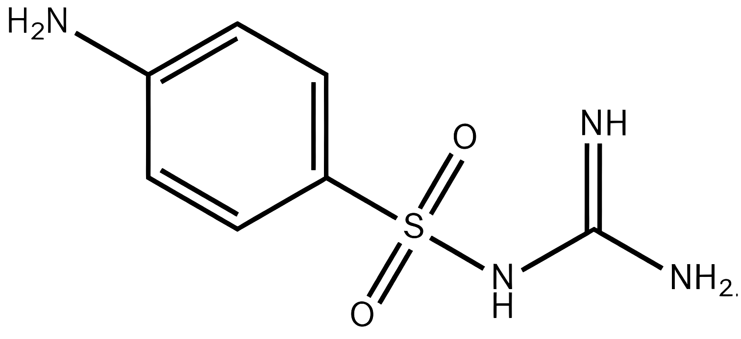 Sulfaguanidine structure