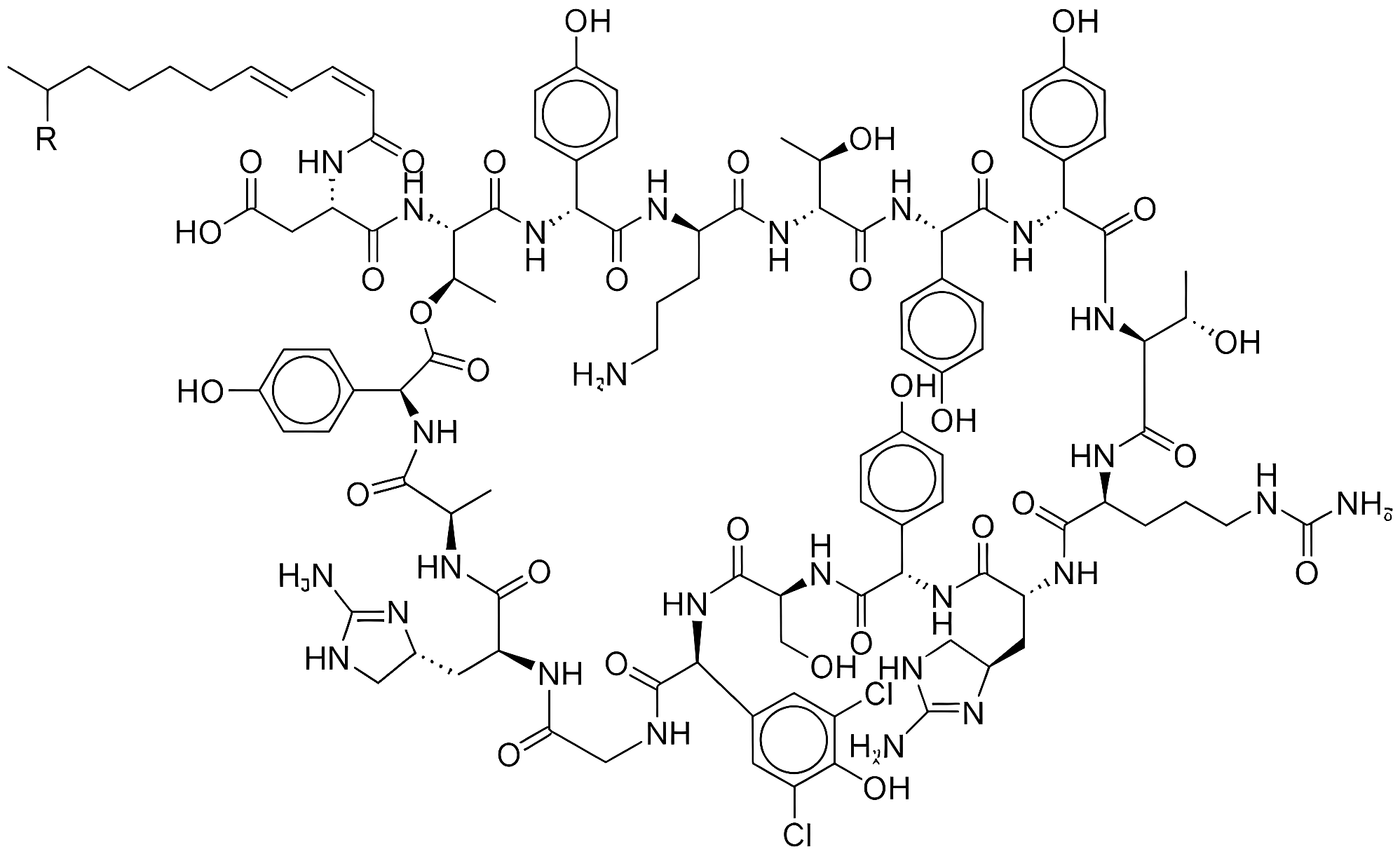 Enramycin structure