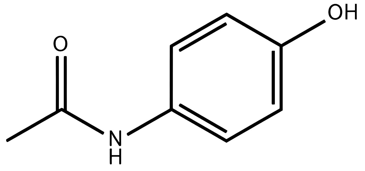 Paracetamol structure