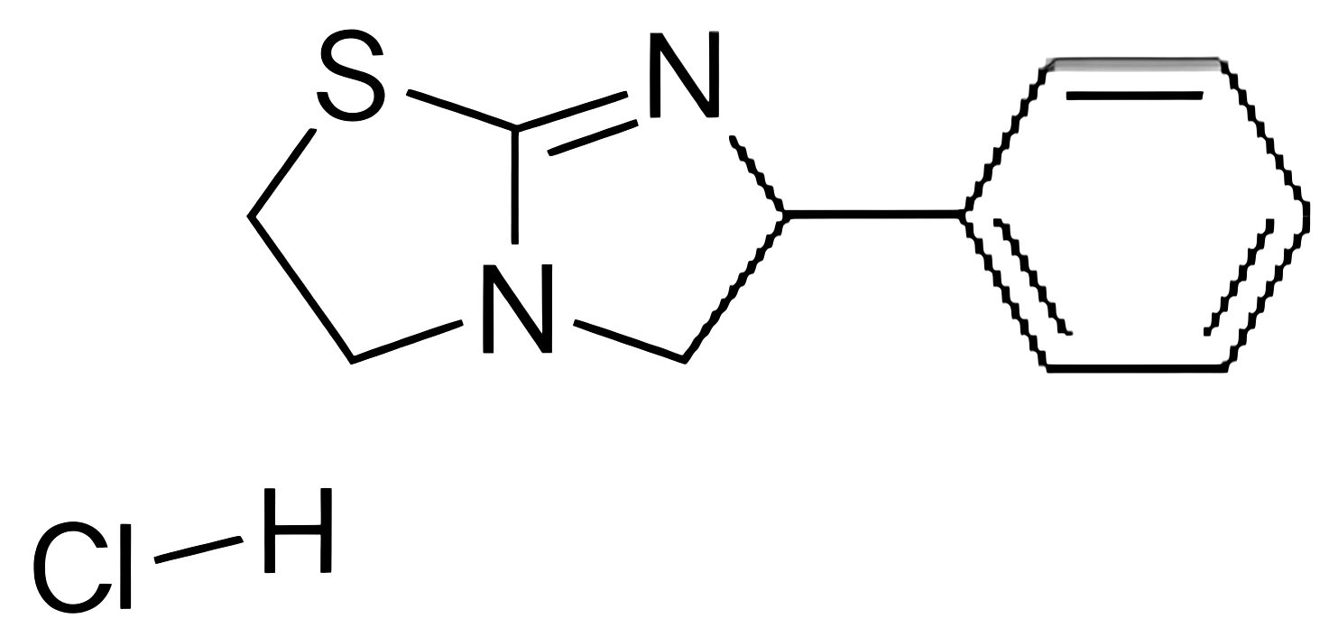 Tetramisole hydrochloride structure