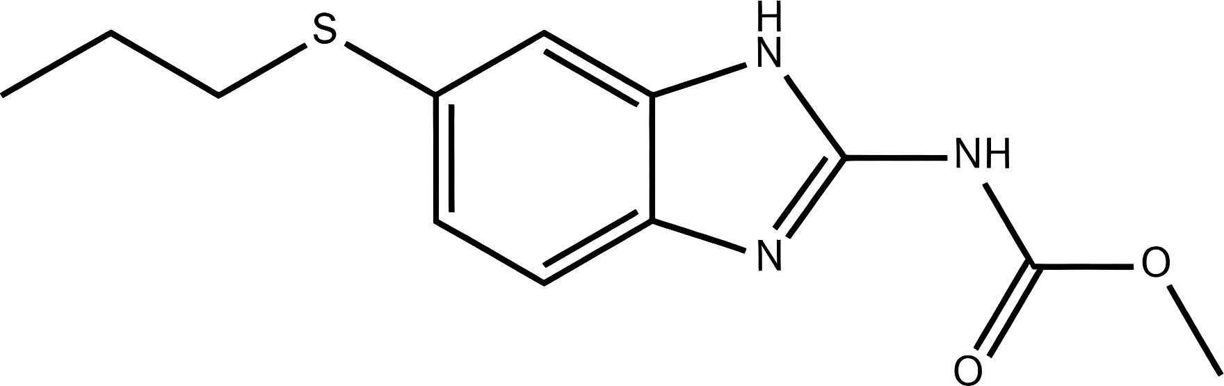 Albendazole structure