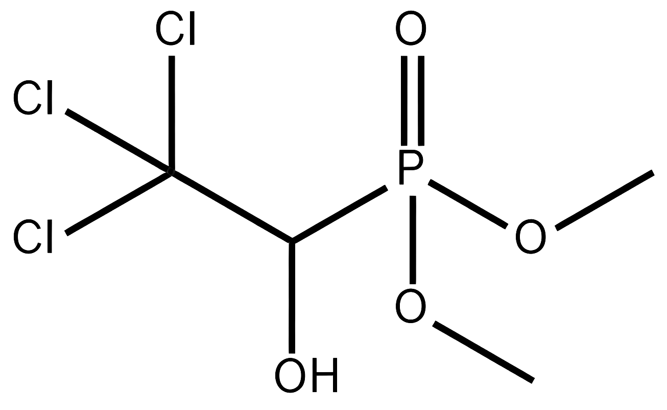 Trichlorfon structure