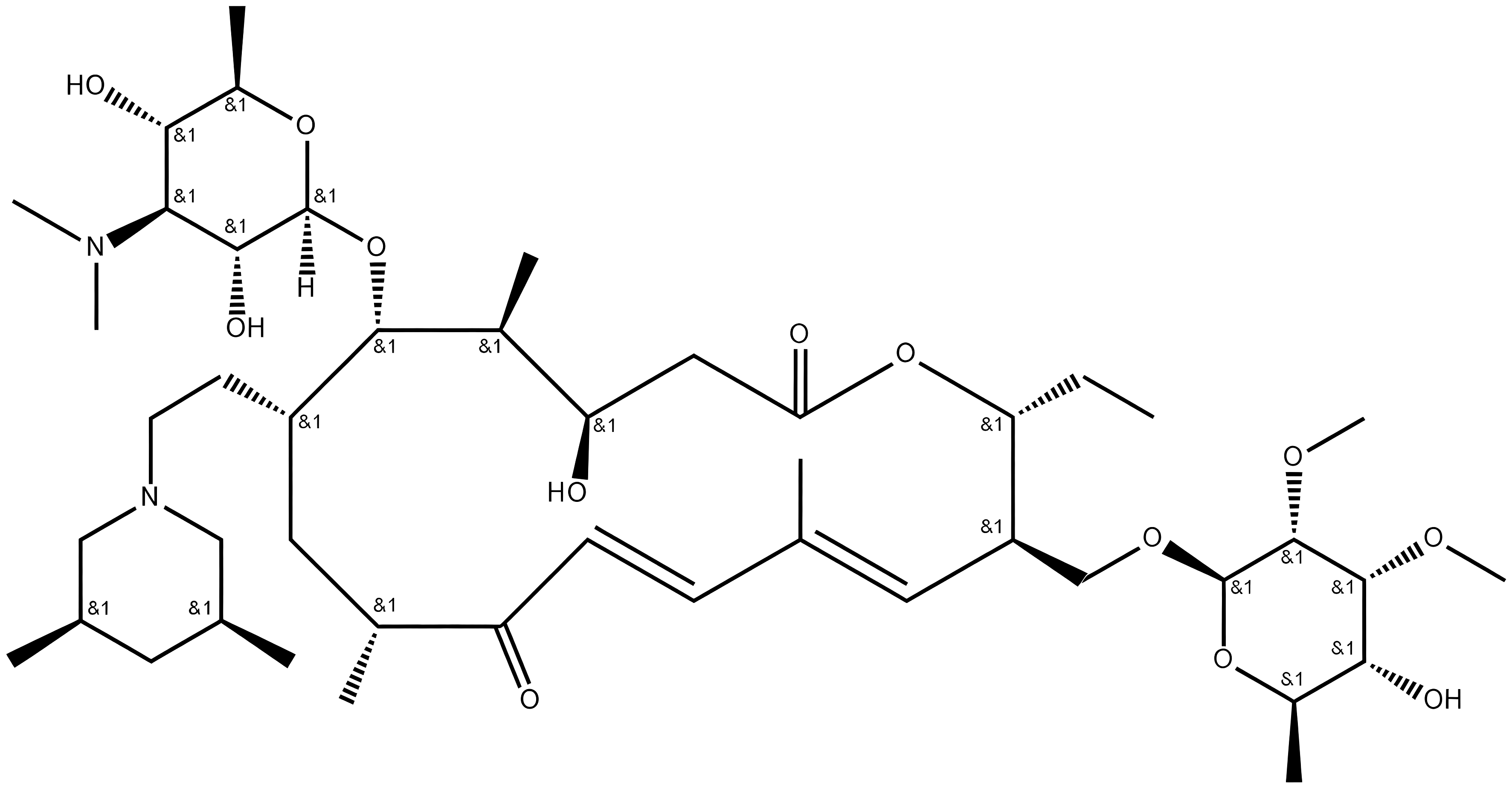 Tilmicosin Base structure