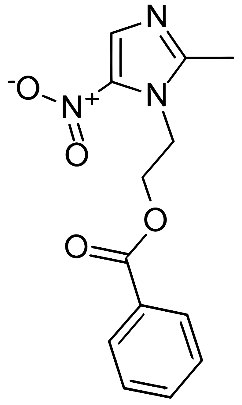 BenzoylMetronidazole structure