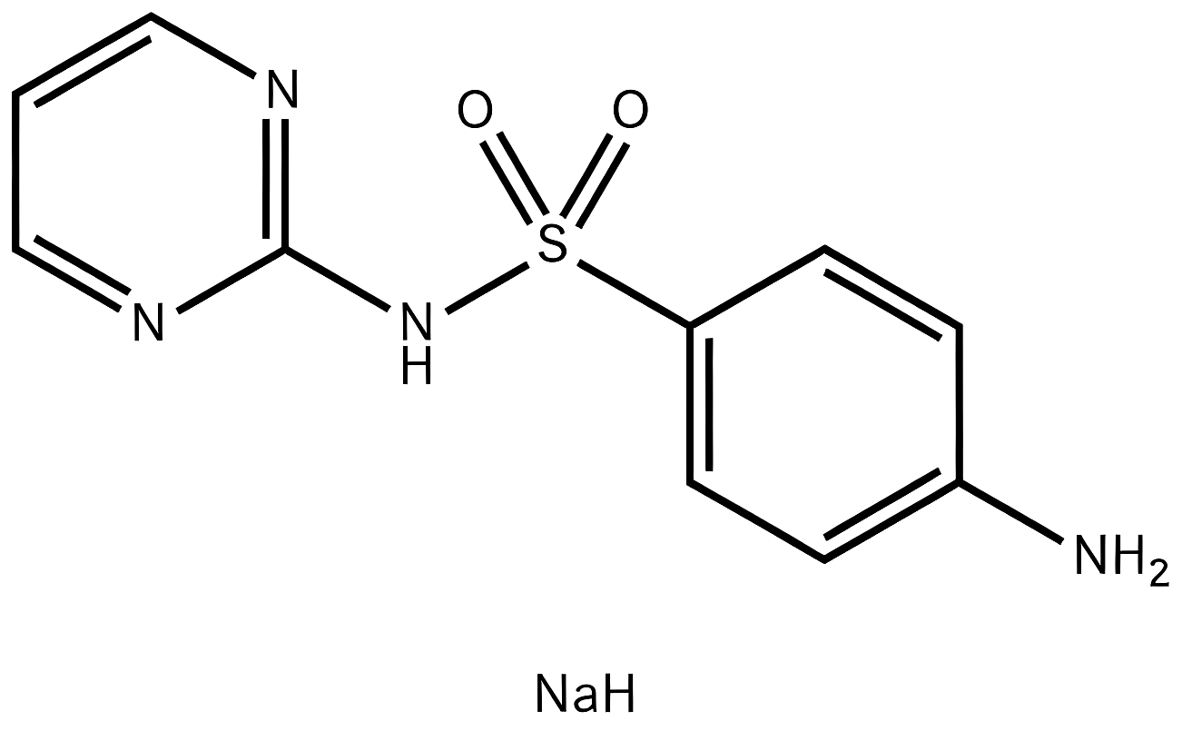 Sulfachloropyrazine&nbsp;Sodium structure