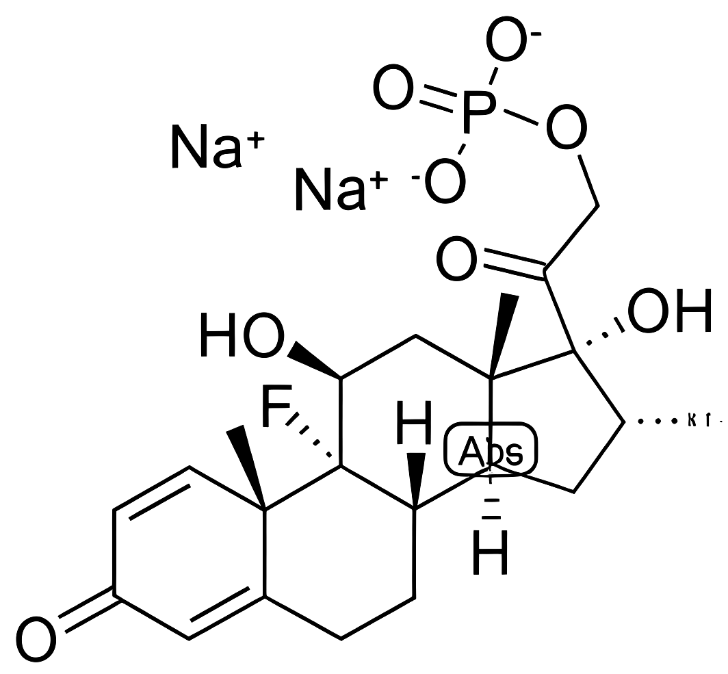 Dexamethasone Sodium Phosphate structure