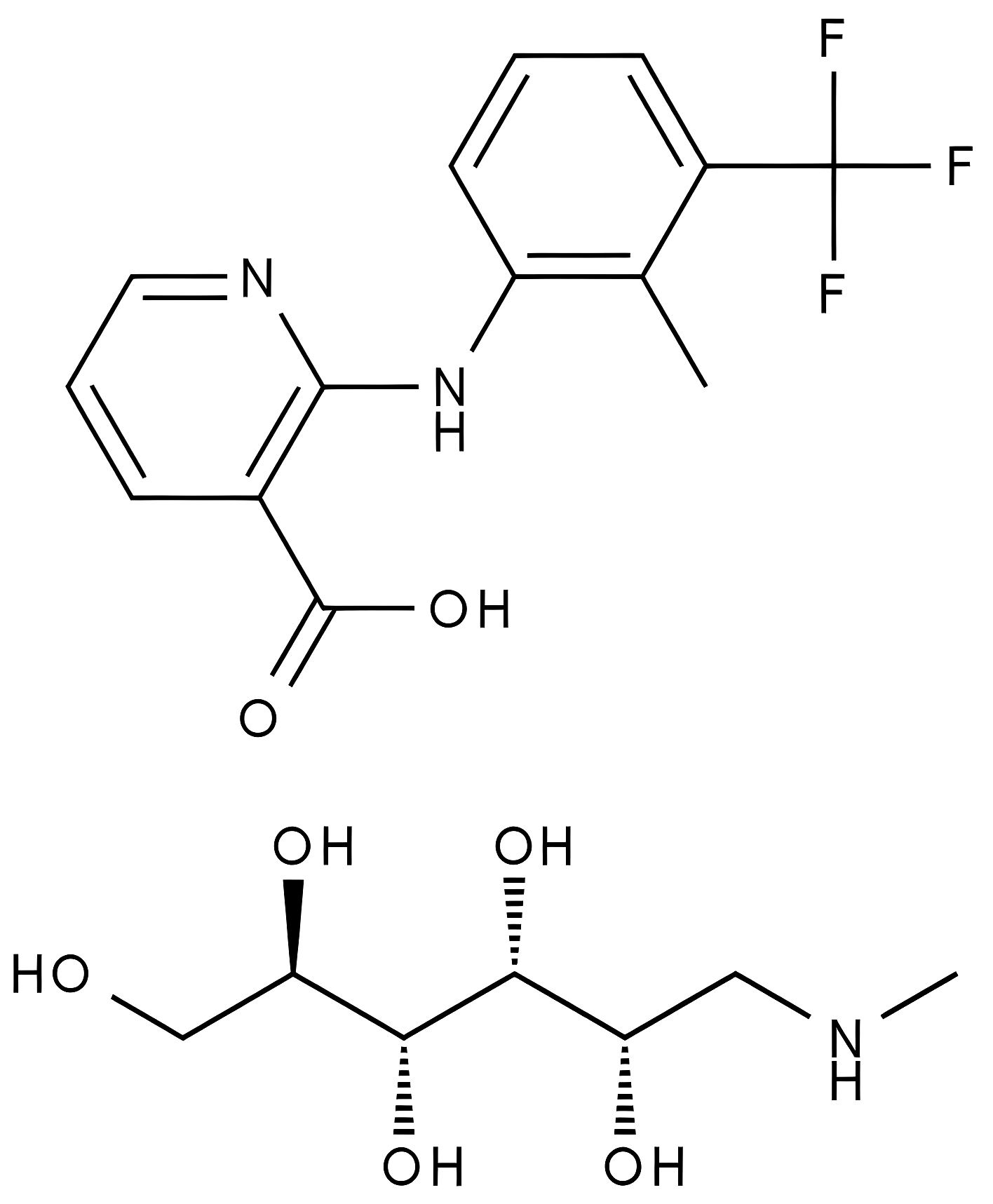 Flunixin Meglumine structure