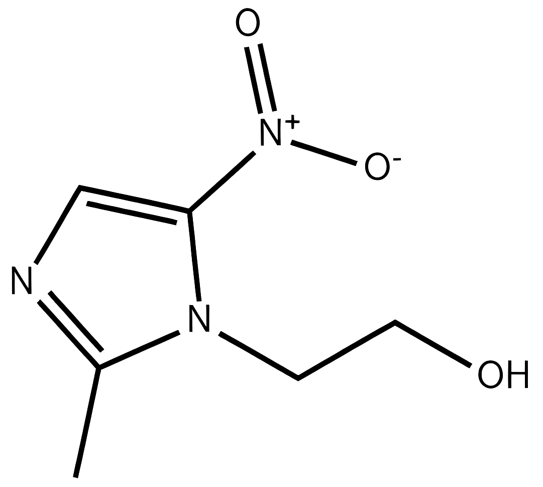 Metronidazole structure